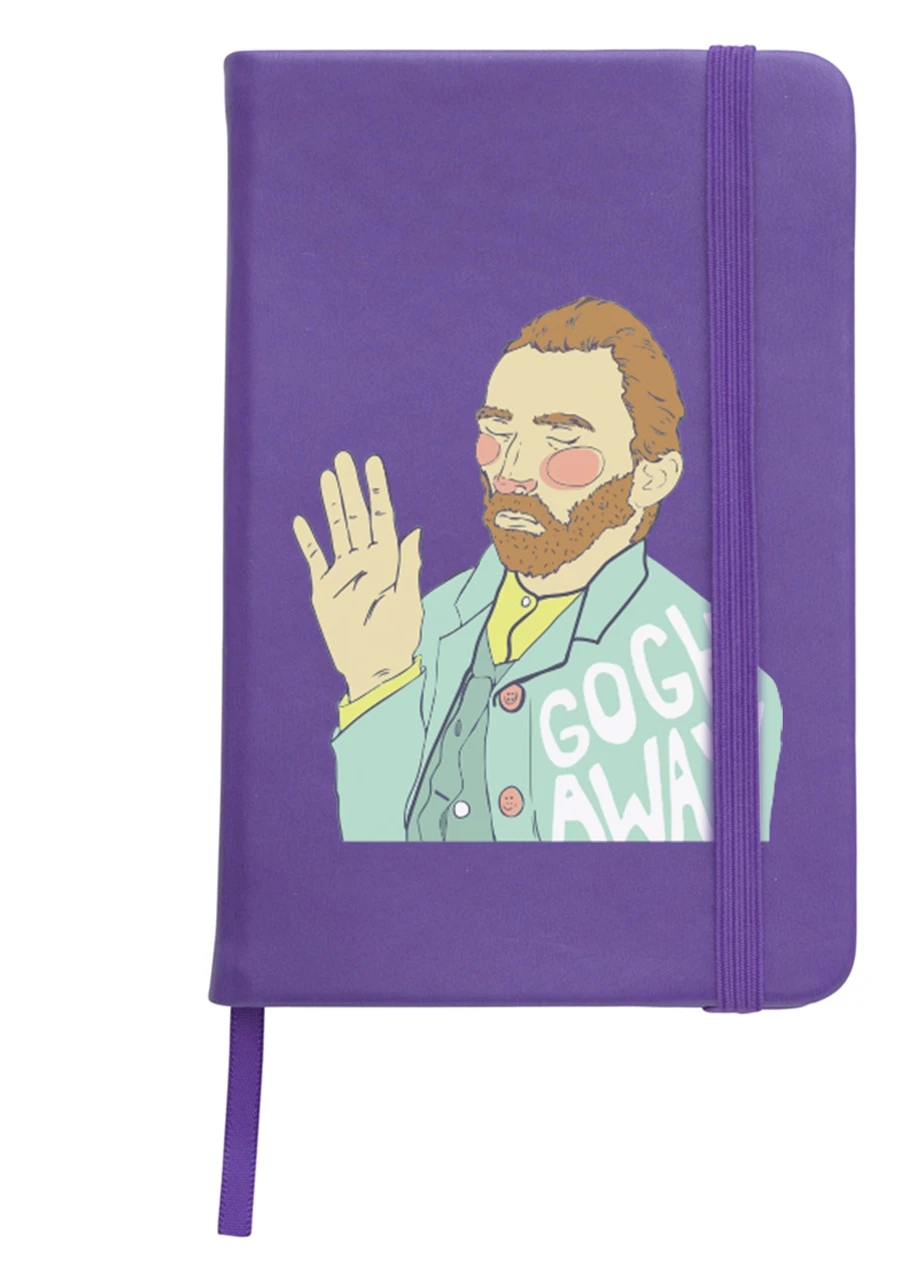 Блокнот А5 Вінсент Ван Гог (Vincent van Gogh) Фіолетовий (92228-2949-PU) MobiPrint (257326868)
