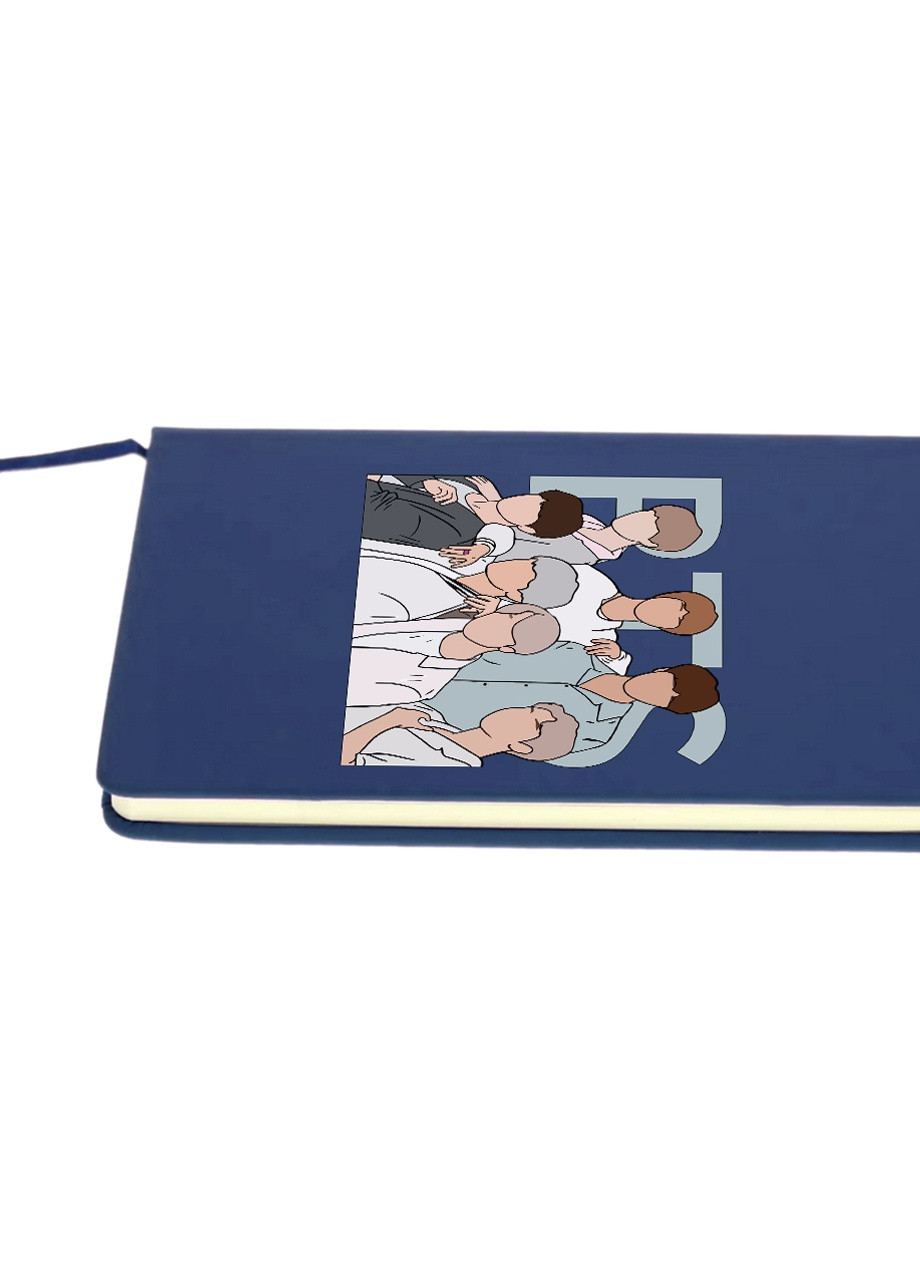 Блокнот А5 БТС (BTS) Темно-синій (92228-3272-NB) MobiPrint (257325156)