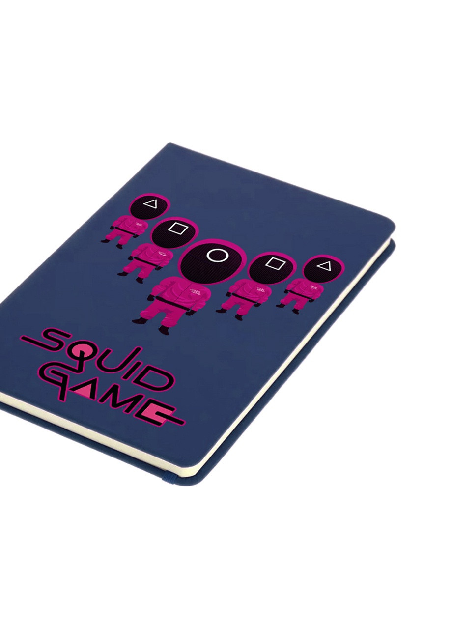 Блокнот А5 Солдати Гра в кальмара (Squid Game) Темно-синій (92228-3357-NB) MobiPrint (257324029)