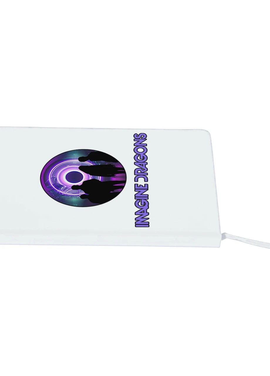 Блокнот А5 Имеджин Драгонс (Imagine Dragons) Белый (92228-2979-WT) MobiPrint (257326877)