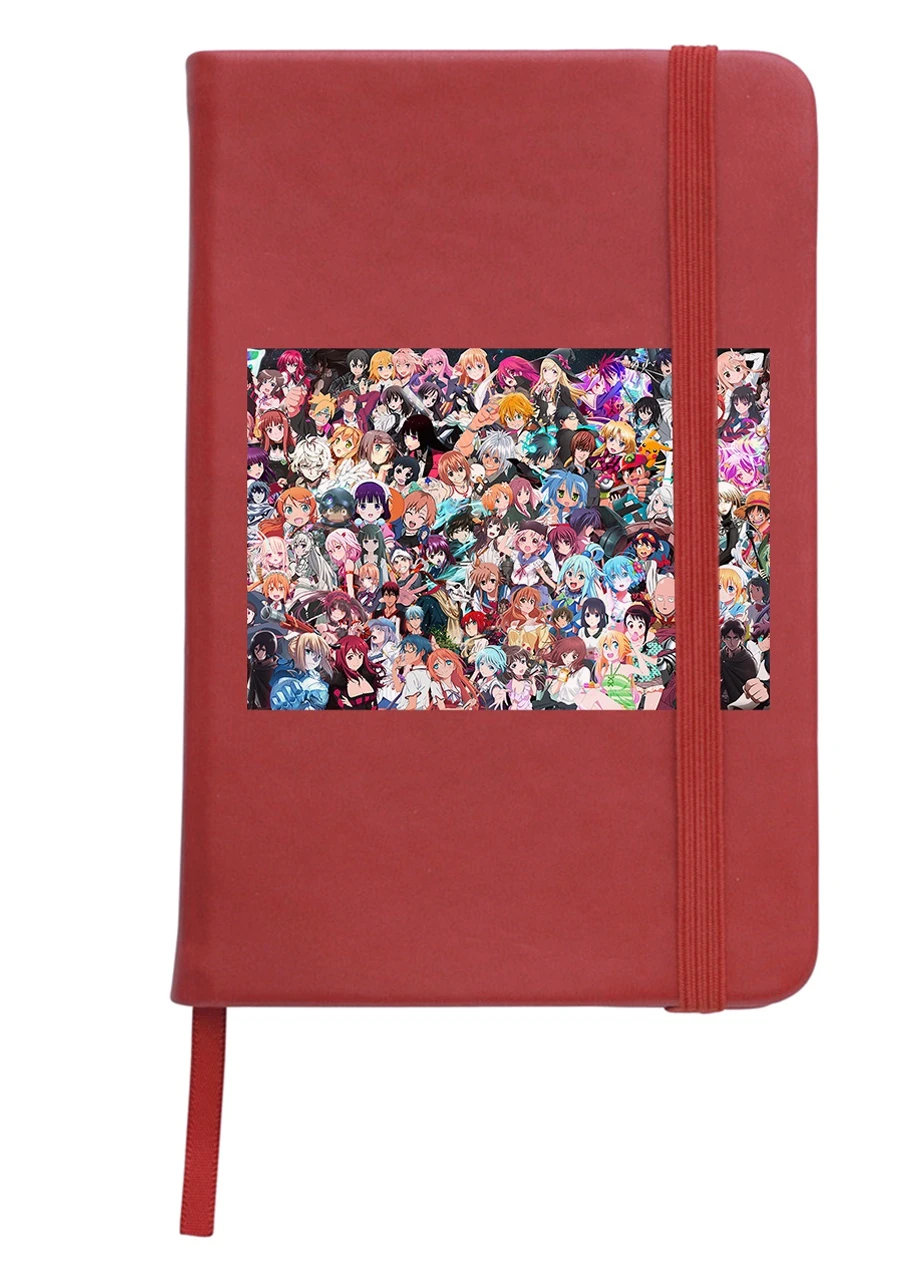 Блокнот А5 Аніме (Anime) Червоний (92228-3108-RD) MobiPrint (257324761)