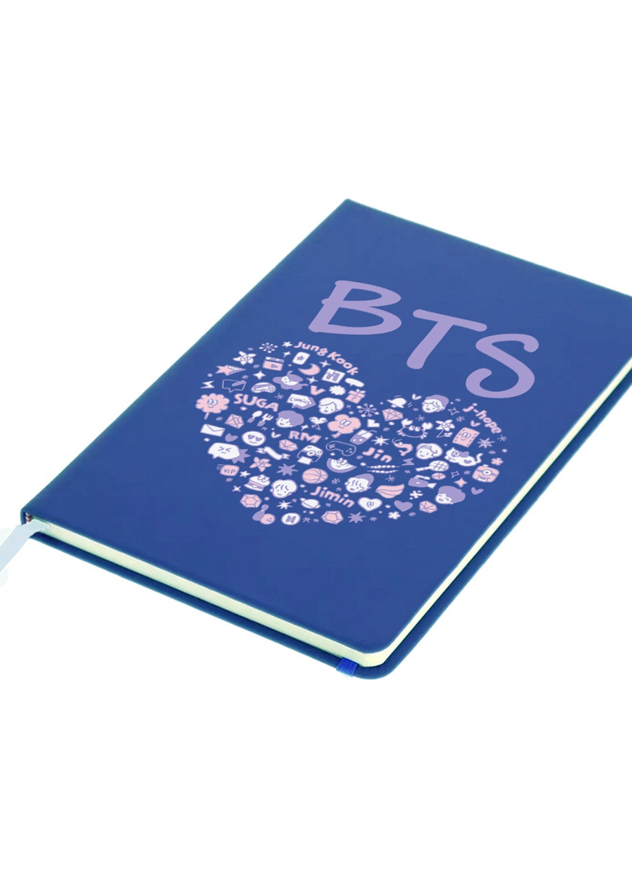 Блокнот А5 БТС (BTS) Світло-блакитний (92228-3268-SK) MobiPrint (257323521)