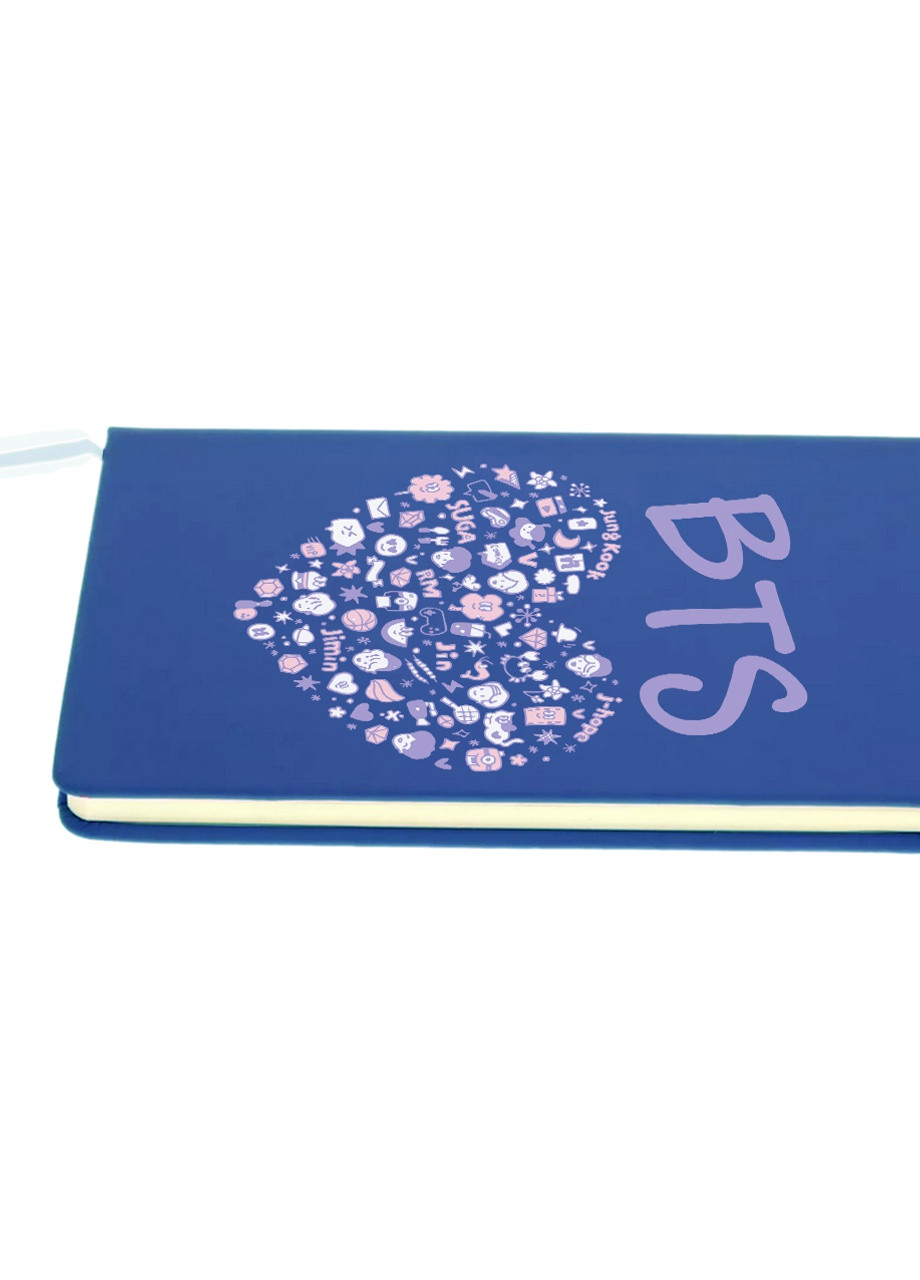 Блокнот А5 БТС (BTS) Світло-блакитний (92228-3268-SK) MobiPrint (257323521)