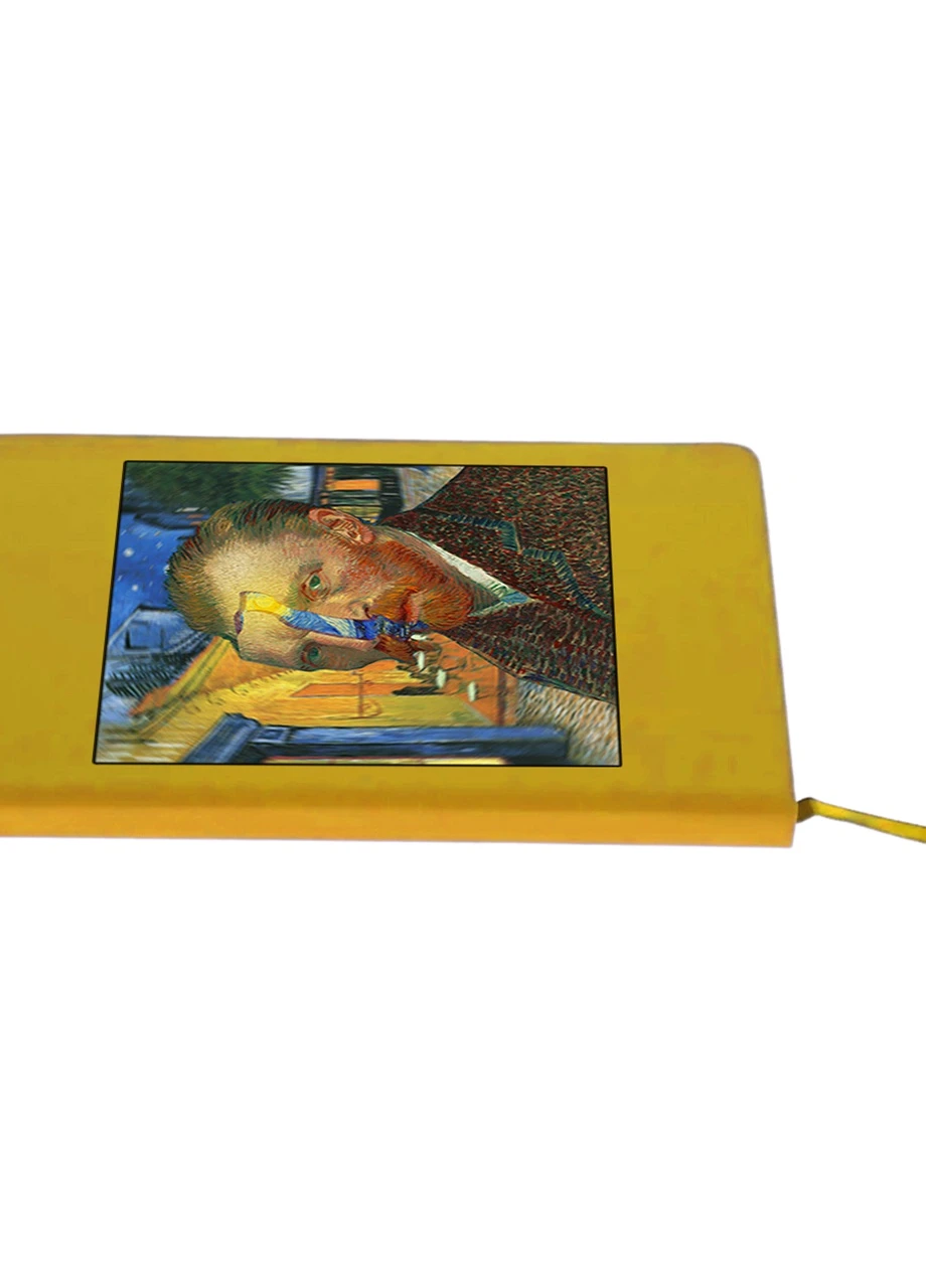 Блокнот А5 Вінсент Ван Гог (Vincent van Gogh) Жовтий (92228-2968-SY) MobiPrint (257327036)