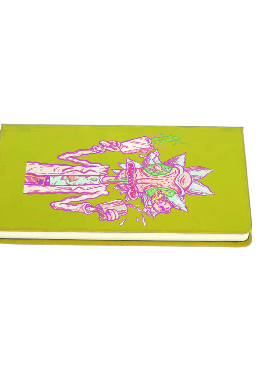 Блокнот А5 Рік Санчез Рік та Морті (Rick Sanchez Rick and Morty) Салатовий (92228-2944-LM) MobiPrint (257328160)