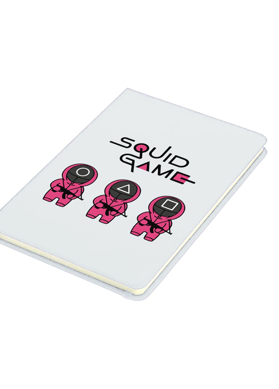Блокнот А5 Игра в кальмара (Squid Game) Белый (92228-3376-WT) MobiPrint (257323303)