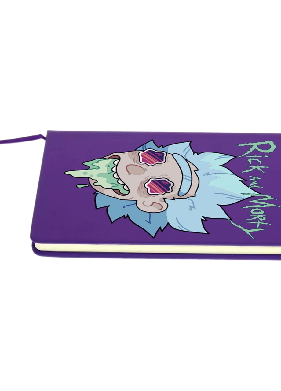 Блокнот А5 Морти Смит Рик и Морти (Morty Smith Rick and Morty) Фиолетовый (92228-2945-PU) MobiPrint (257326680)