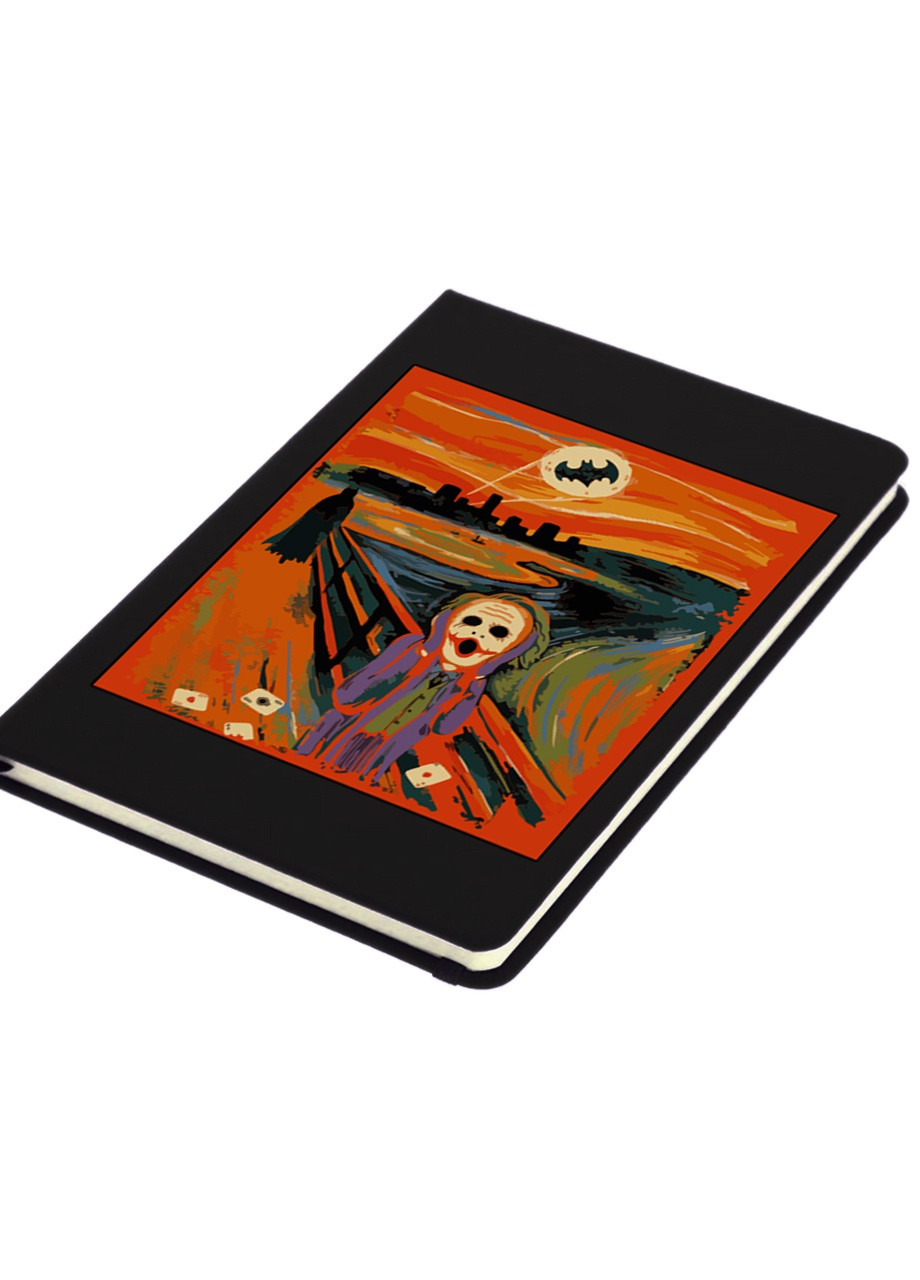 Блокнот А5 Вінсент Ван Гог Крик Едварда Мунка (Vincent van Gogh) Чорний (92228-2966-BK) MobiPrint (257322005)