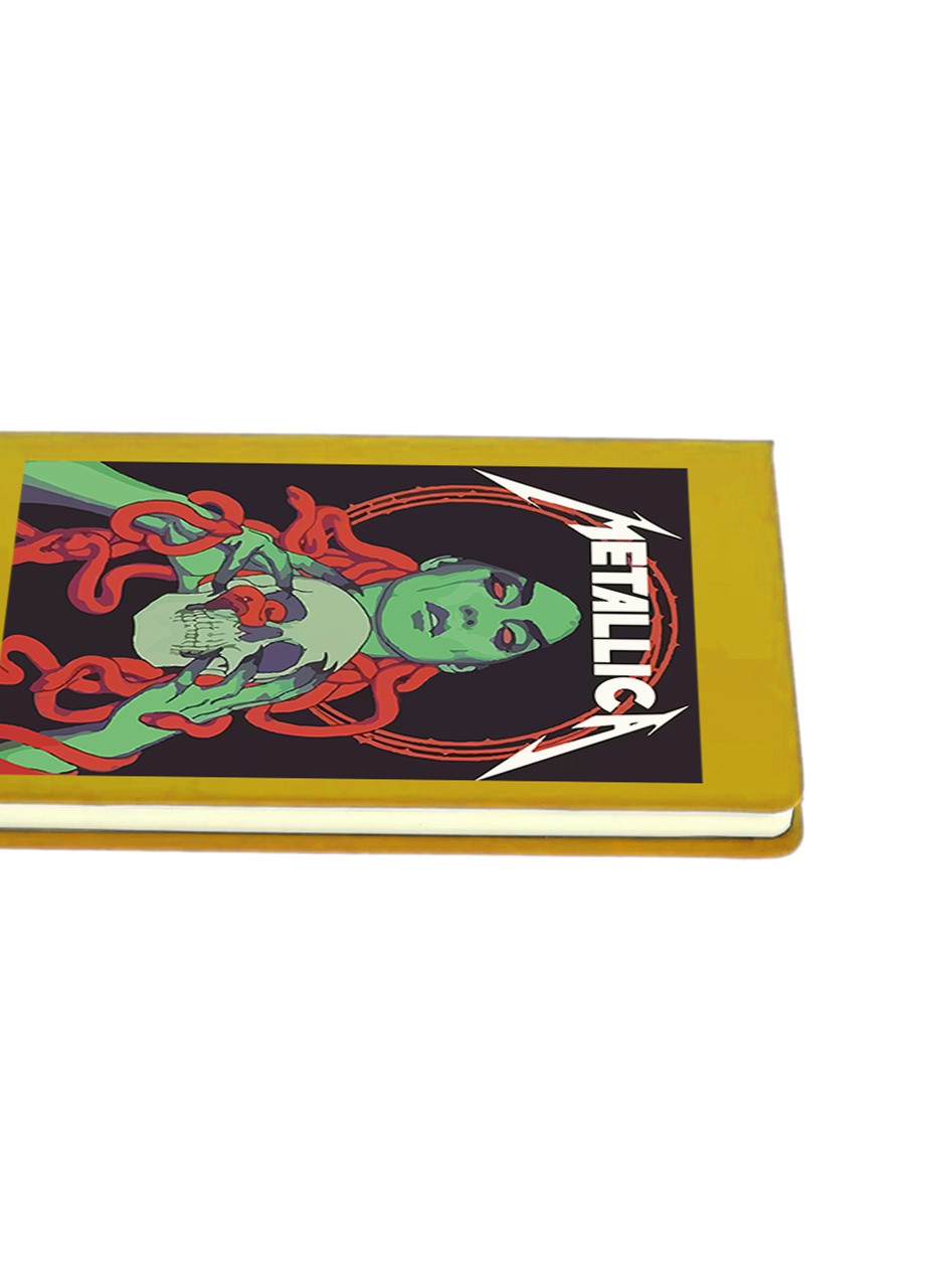 Блокнот А5 Металлика (Metallica) Желтый (92228-2983-SY) MobiPrint (257324653)