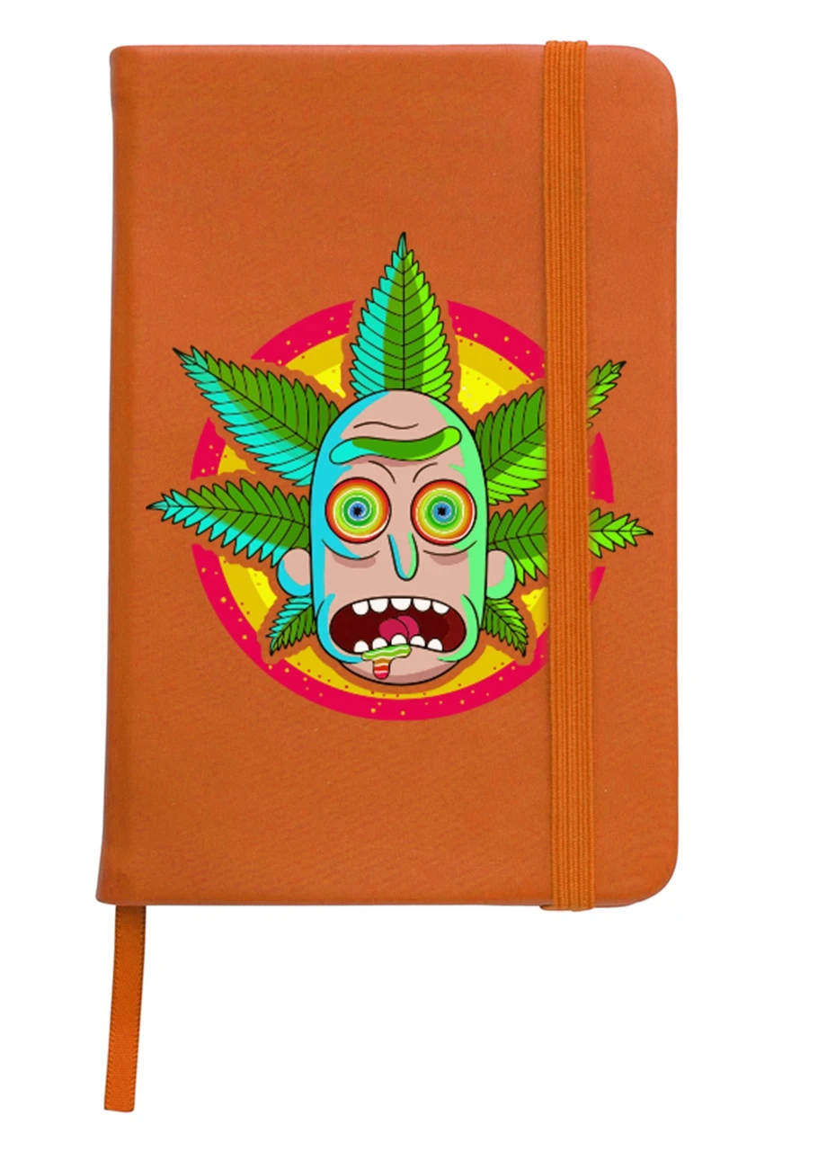 Блокнот А5 Рік Санчез Рік та Морті (Rick Sanchez Rick and Morty) Помаранчевий (92228-2933-OG) MobiPrint (257328905)