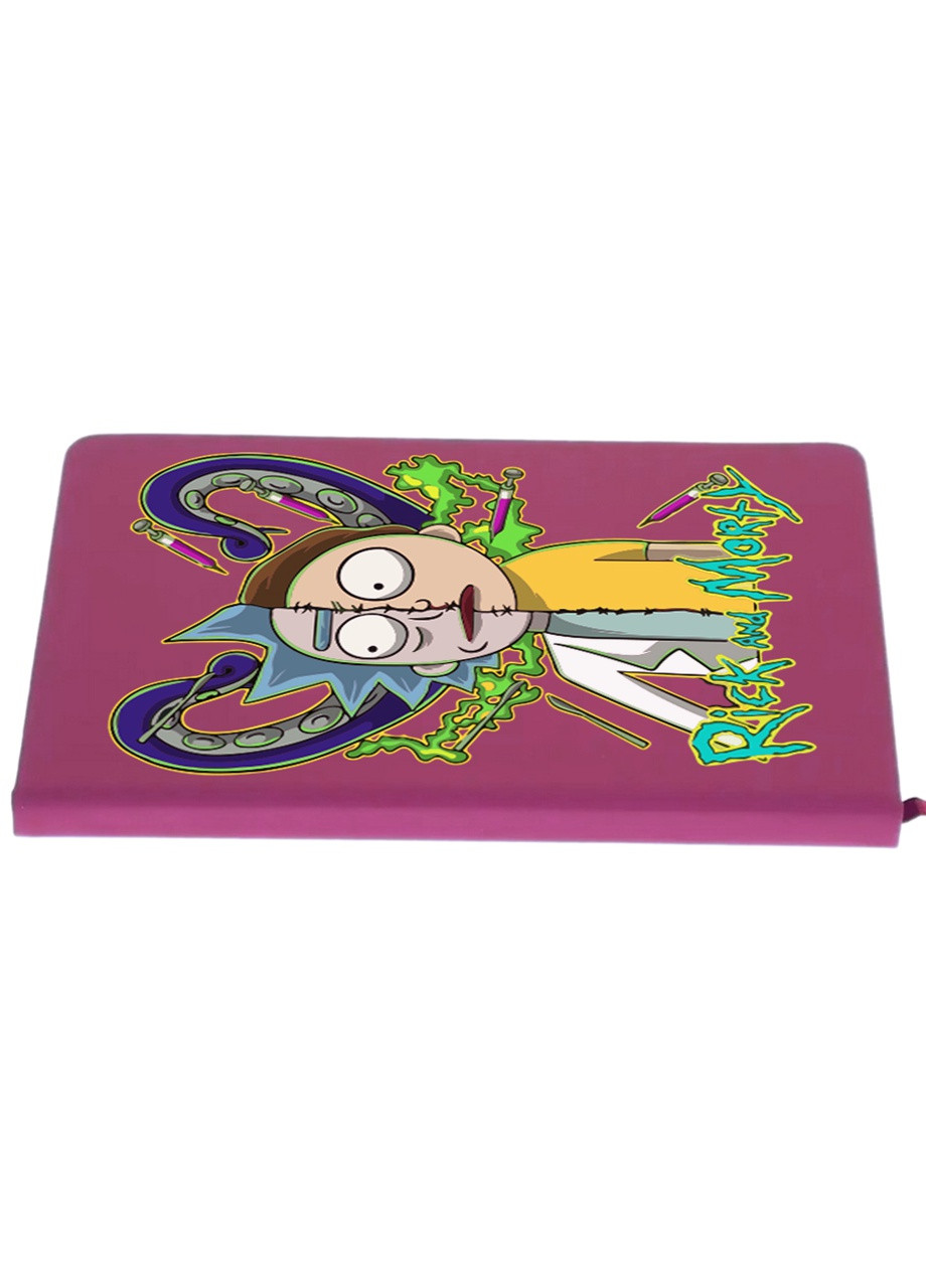 Блокнот А5 Рик Санчез Рик и Морти (Rick Sanchez Rick and Morty) Малиновый (92228-2935-FU) MobiPrint (257325786)
