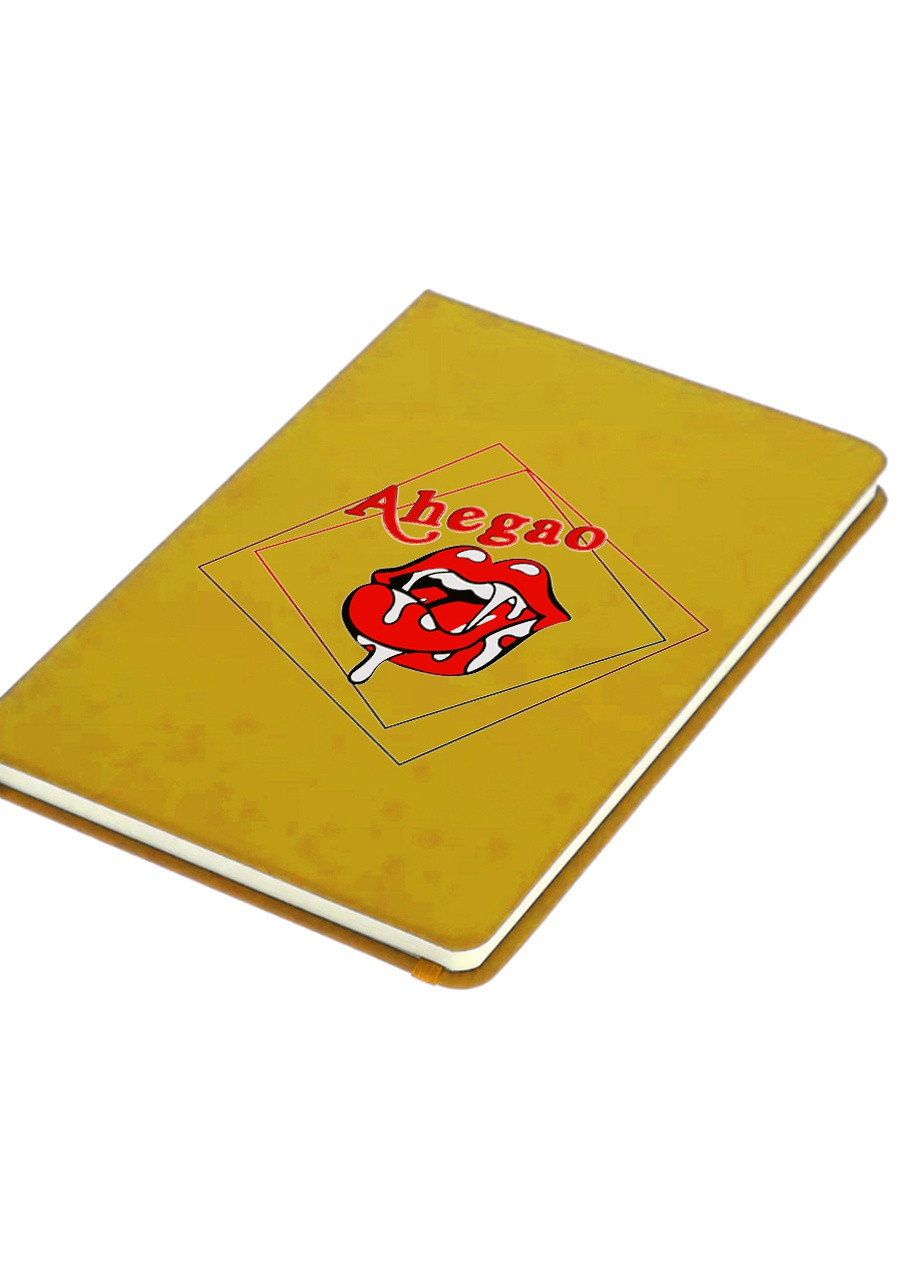 Блокнот А5 Ахегао губи-лого(Ahegao girl) Жовтий (92228-3503-SY) MobiPrint (257328461)