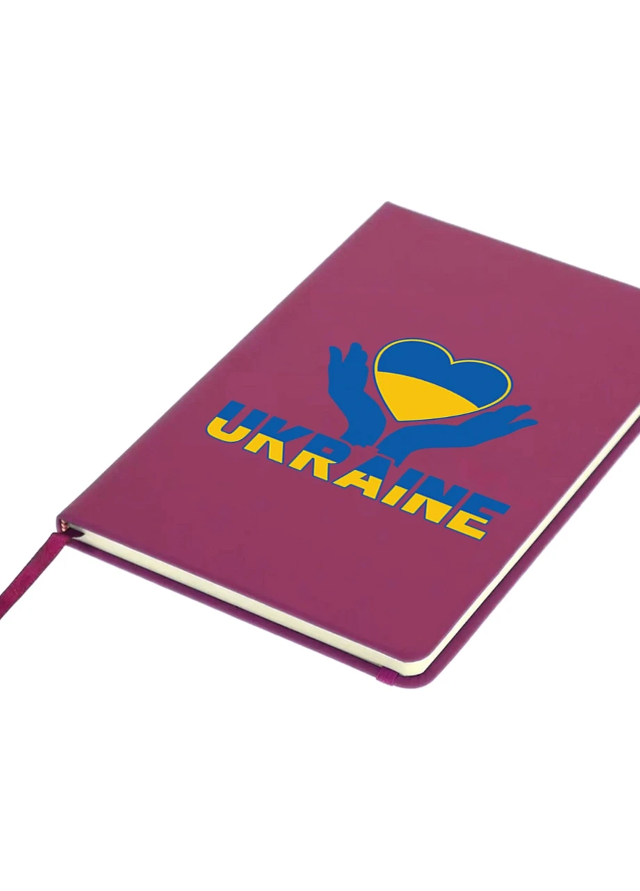 Блокнот А5 Украина Малиновый (92228-3687-FU) MobiPrint (257326119)