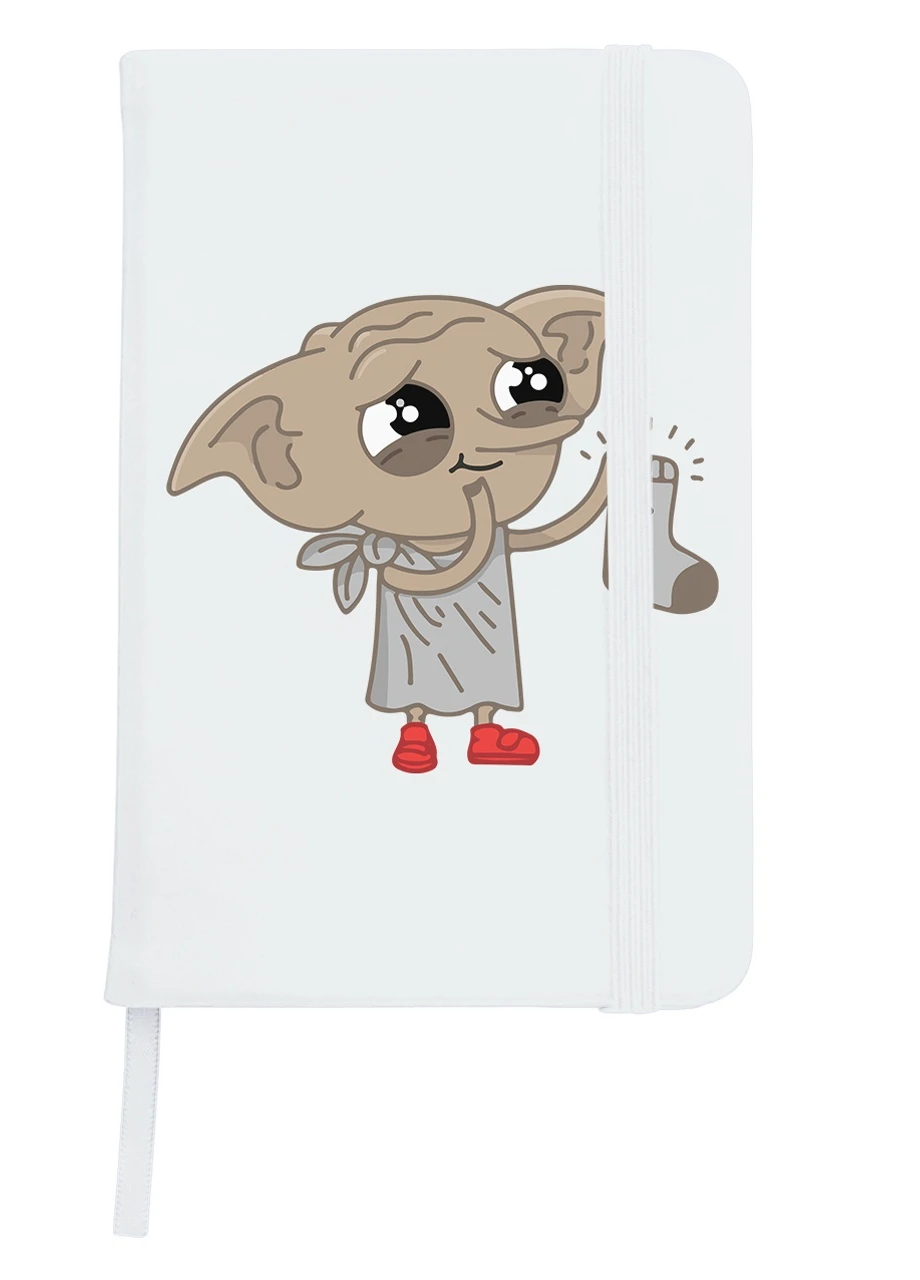 Блокнот А5 Добби Гарри Поттер (Dobby Harry Potter) Белый (92228-3430-WT) MobiPrint (257324464)