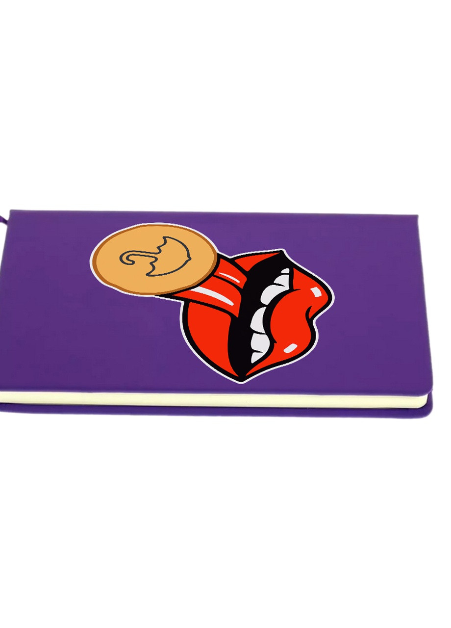 Блокнот А5 Печенье Игра в кальмара (Squid Game) Фиолетовый (92228-3449-PU) MobiPrint (257328413)