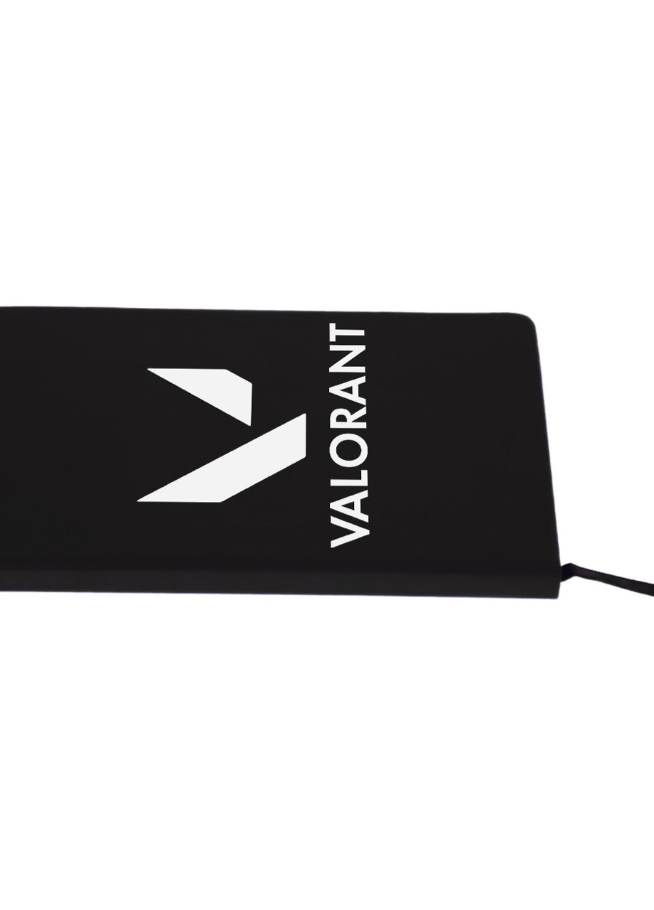 Блокнот А5 Валорант лого(Valorant logo) Чорний (92228-3539-BK) MobiPrint (257324074)