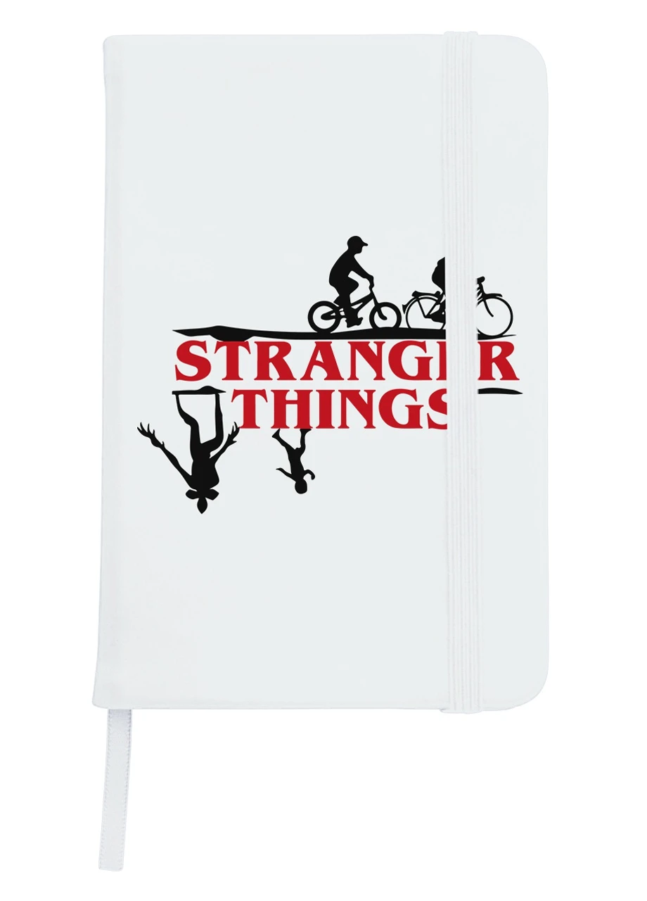 Блокнот А5 Дуже дивні справи (Stranger Things) Білий (92228-3405-WT) MobiPrint (257323180)