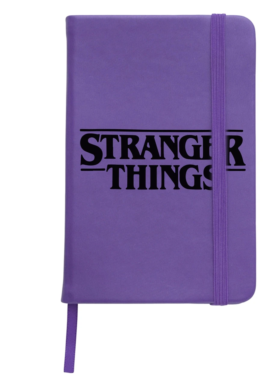 Блокнот А5 Дуже дивні справи (Stranger Things) Фіолетовий (92228-3403-PU) MobiPrint (257321616)