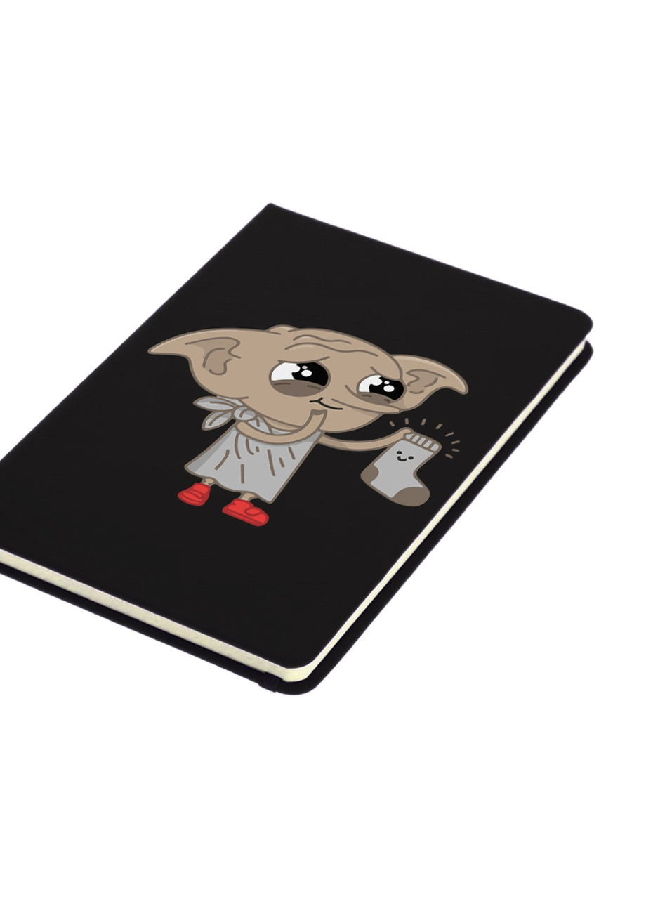 Блокнот А5 Доббі Гаррі Поттер (Dobby Harry Potter) Чорний (92228-3430-BK) MobiPrint (257325337)
