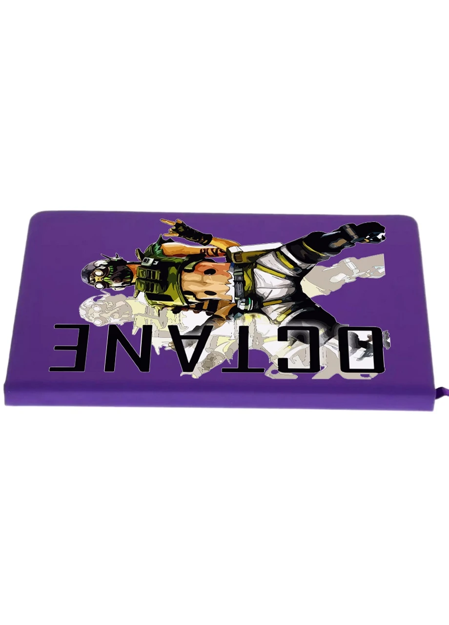 Блокнот А5 Апекс леджендс Октейн с лого(Octane Apex Legends) Фиолетовый (92228-3498-PU) MobiPrint (257323390)