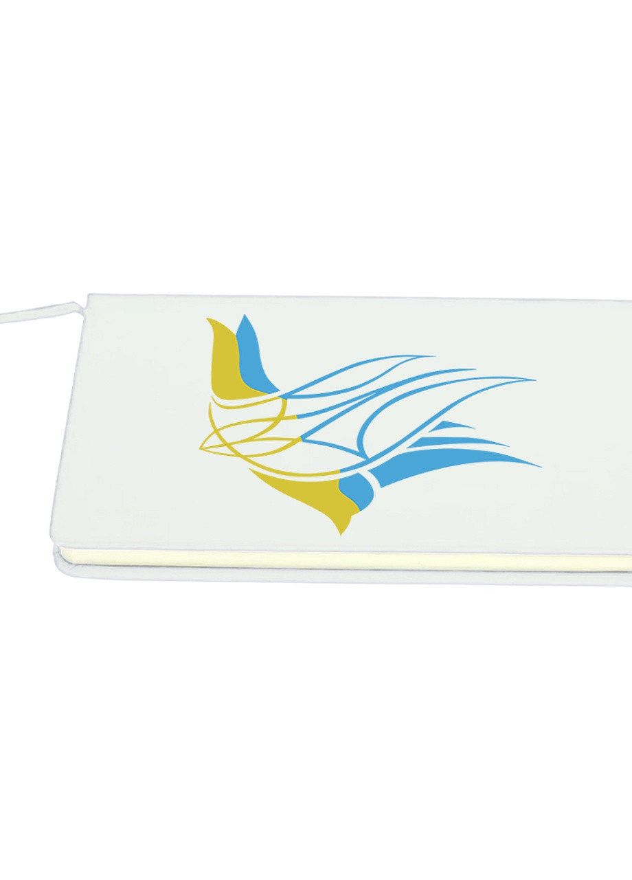 Блокнот А5 Украинская птичка Белый (92228-3743-WT) MobiPrint (257328348)