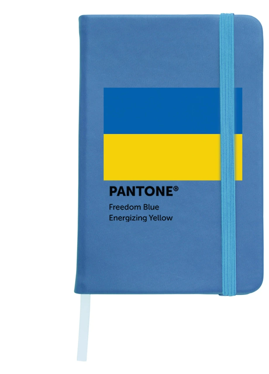 Блокнот А5 Украина Пантон Светло-голубой (92228-3758-SK) MobiPrint (257326739)