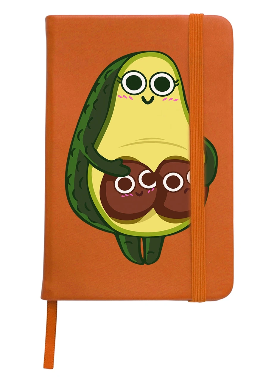 Блокнот А5 Авокадо (Avocado Mamacado) Оранжевый (92228-3471-OG) MobiPrint (257322819)