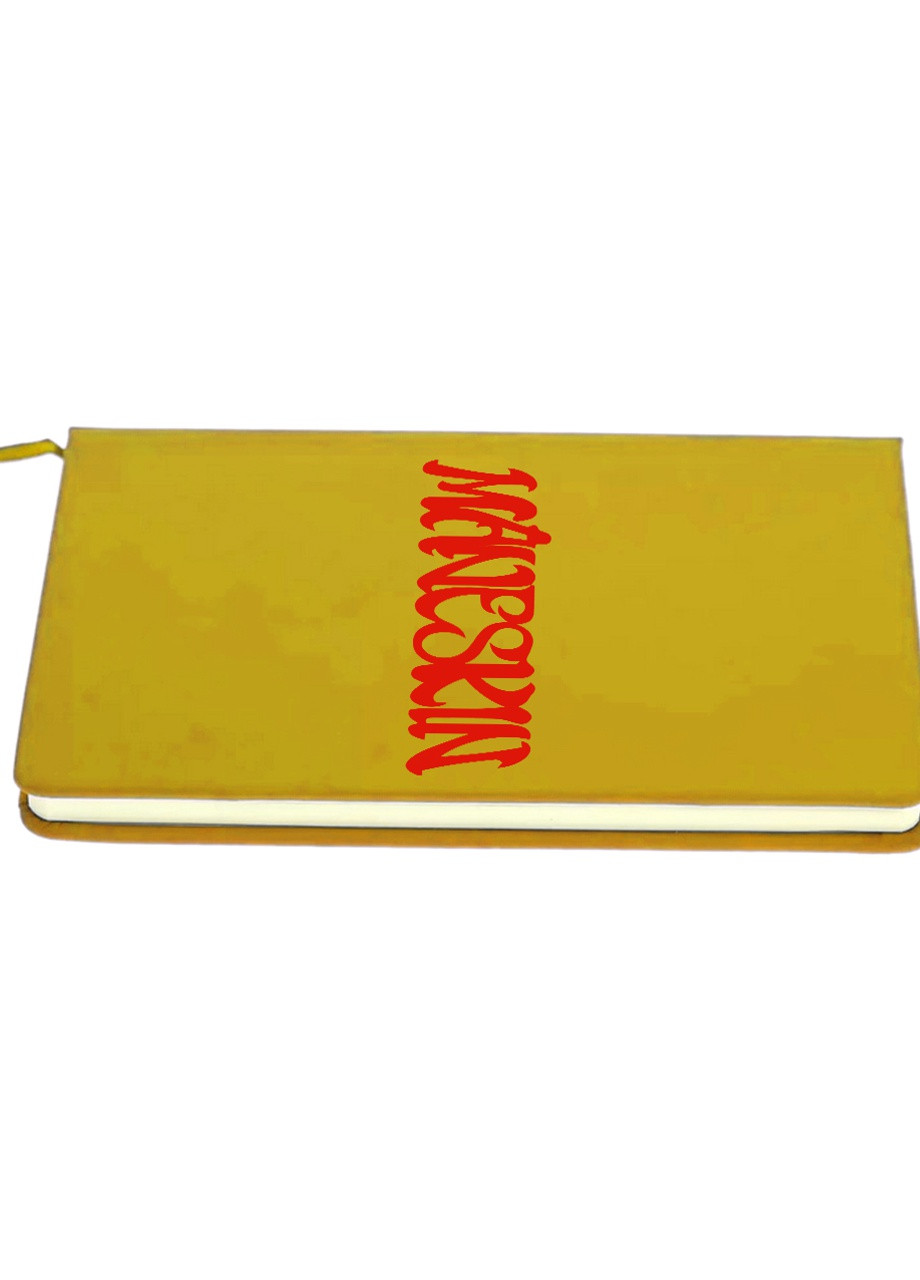 Блокнот А5 Манескін лого(Maneskin logo) Жовтий (92228-3513-SY) MobiPrint (257327479)