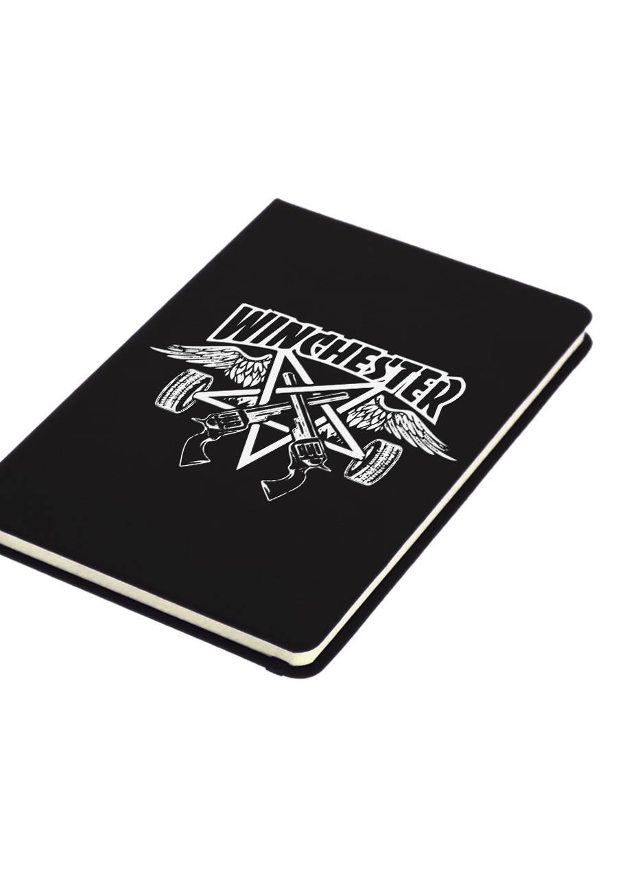 Блокнот А5 Винчестер Сверхъестественное (Winchester Supernatural) Черный (92228-3433-BK) MobiPrint (257326059)