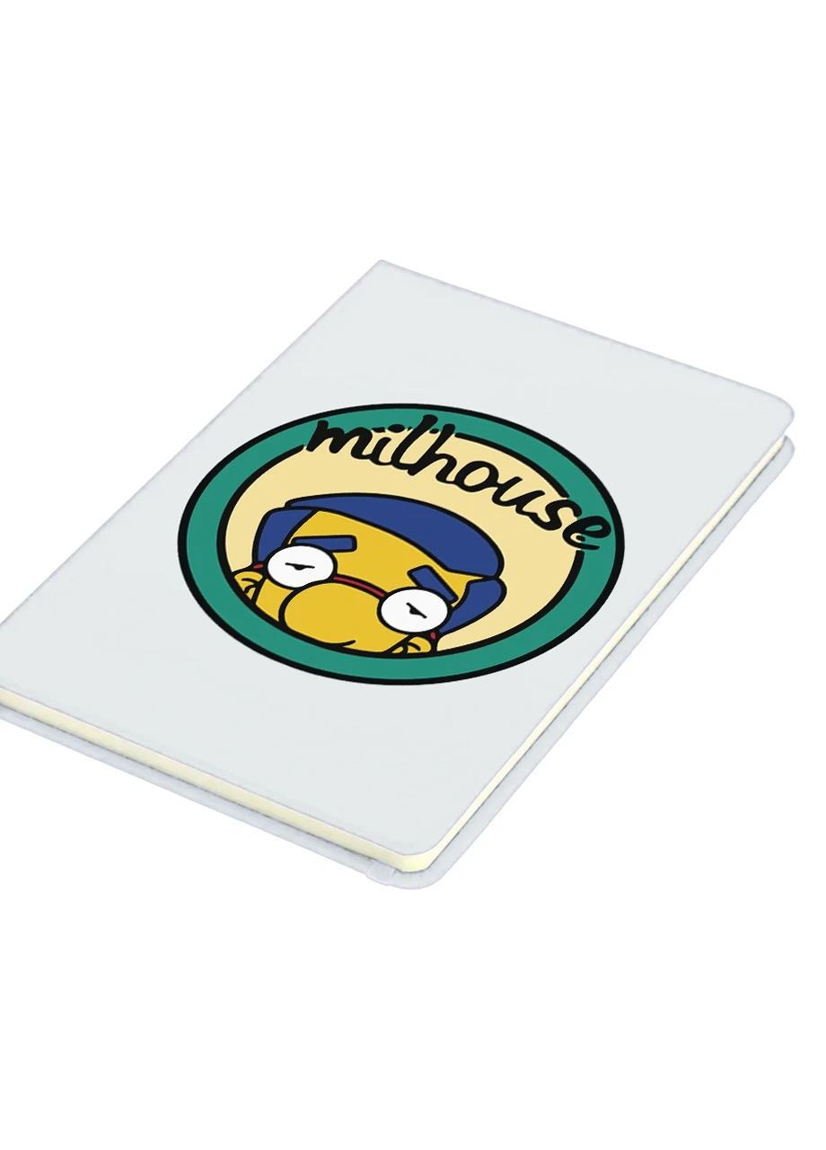 Блокнот А5 Милхаус Ван Хутен Симпсоны (Milhouse The Simpsons) Белый (92228-3464-WT) MobiPrint (257324777)