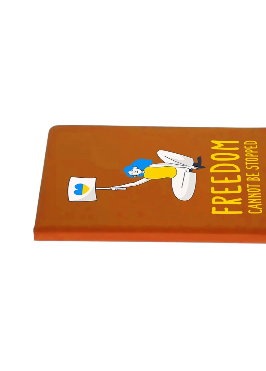 Блокнот А5 Свободу не зупинити Помаранчевий (92228-3691-OG) MobiPrint (257323692)