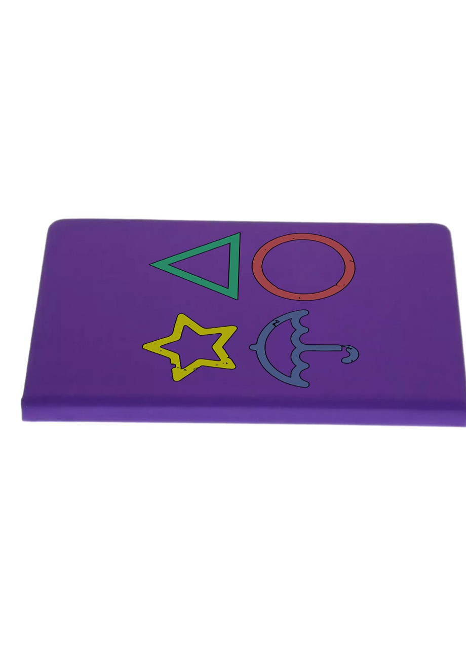 Блокнот А5 Гра в кальмара (Squid Game) Фіолетовий (92228-3456-PU) MobiPrint (257326885)