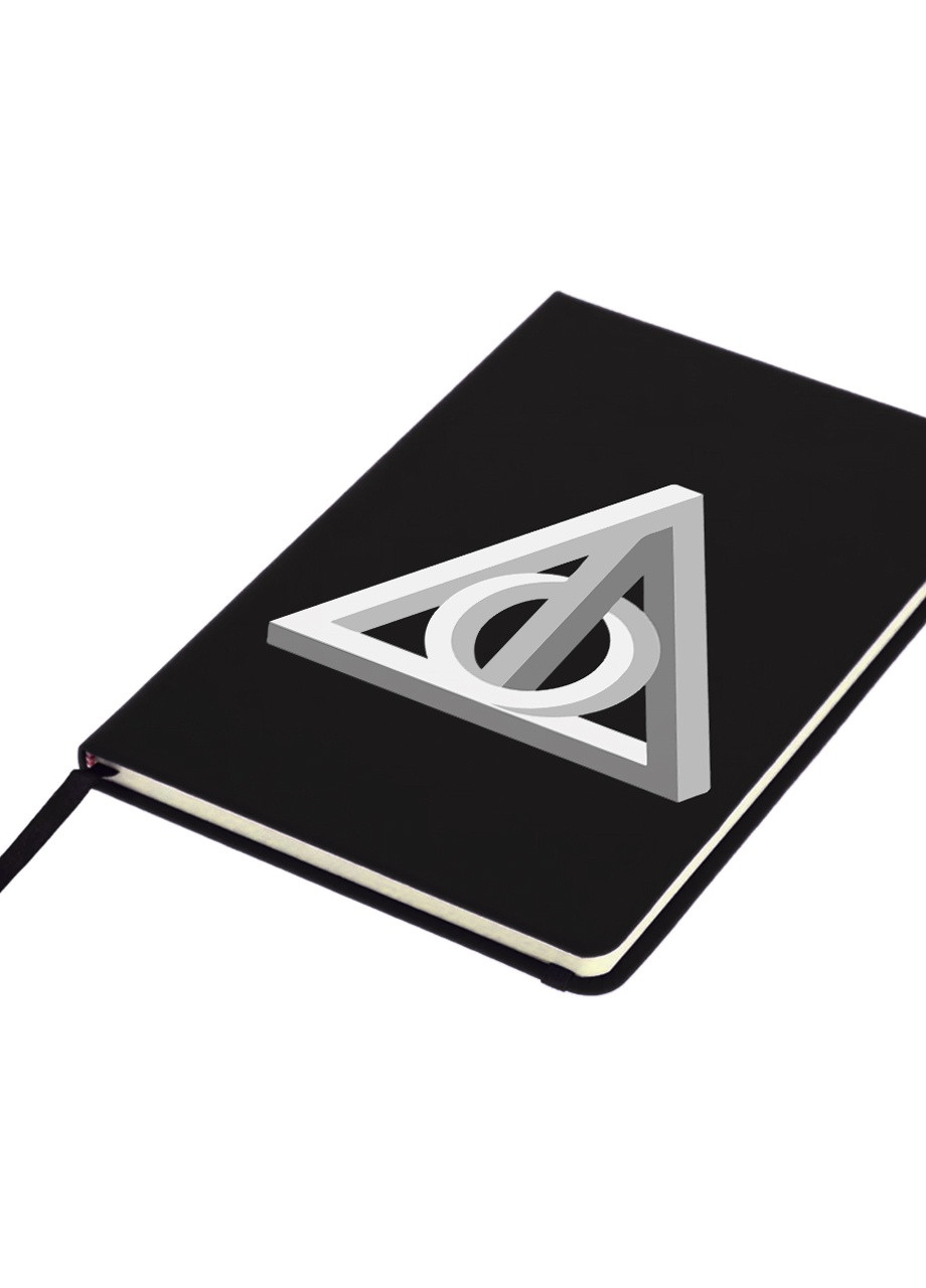 Блокнот А5 Гаррі Поттер та Дари Смерті (Harry Potter and the Deathly Hallows) Чорний (92228-3431-BK) MobiPrint (257323294)