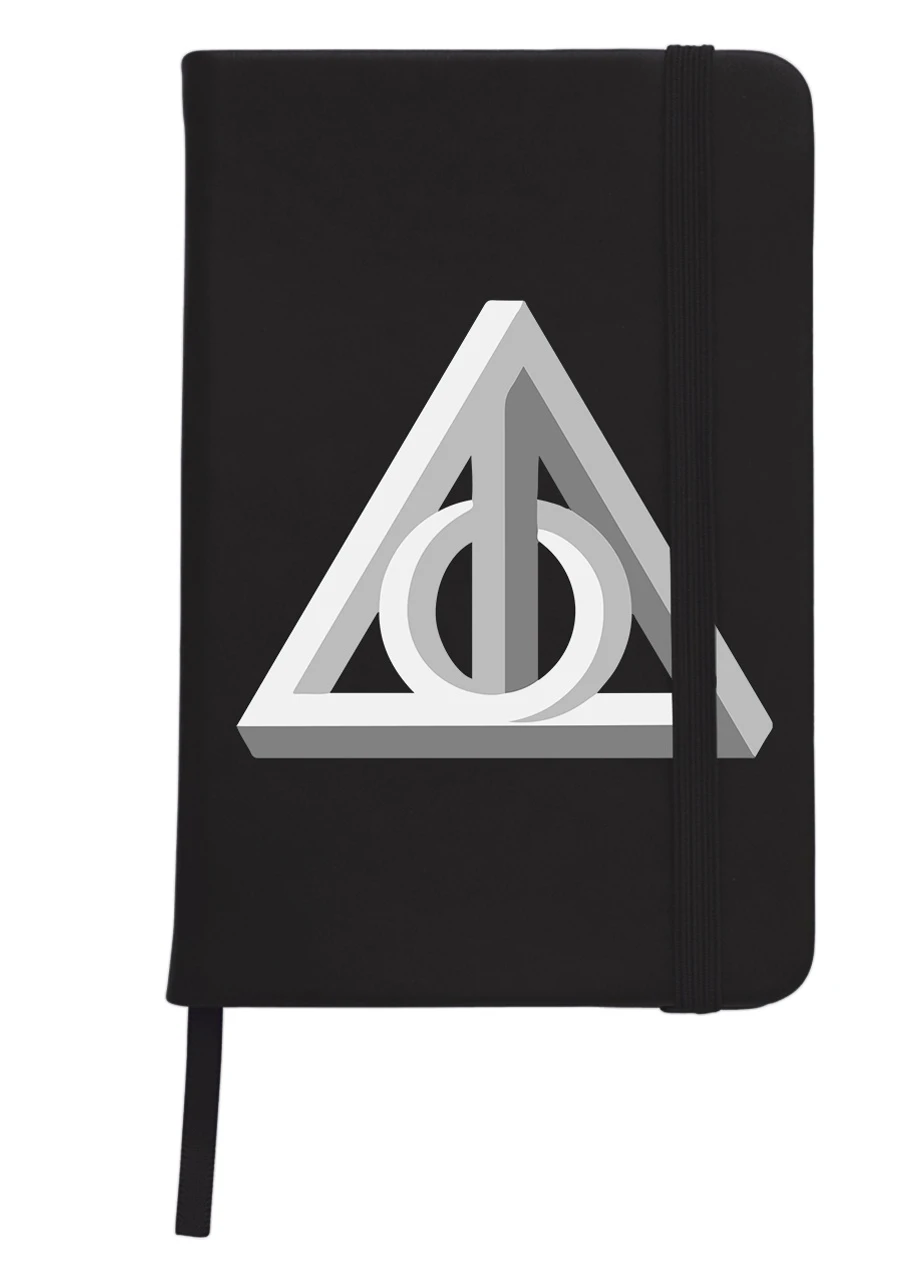 Блокнот А5 Гаррі Поттер та Дари Смерті (Harry Potter and the Deathly Hallows) Чорний (92228-3431-BK) MobiPrint (257323294)