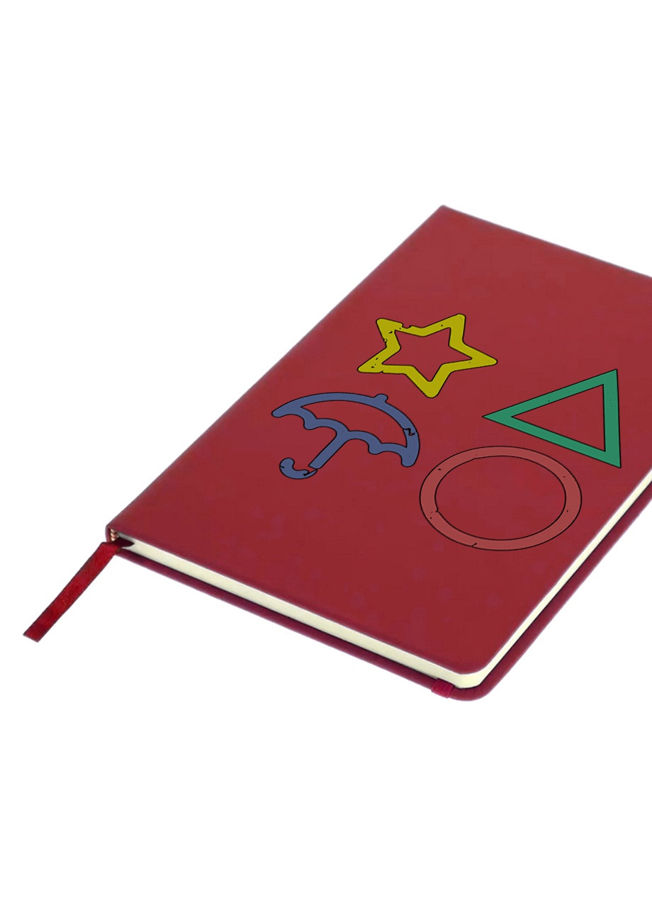 Блокнот А5 Игра в кальмара (Squid Game) Красный (92228-3456-RD) MobiPrint (257329001)