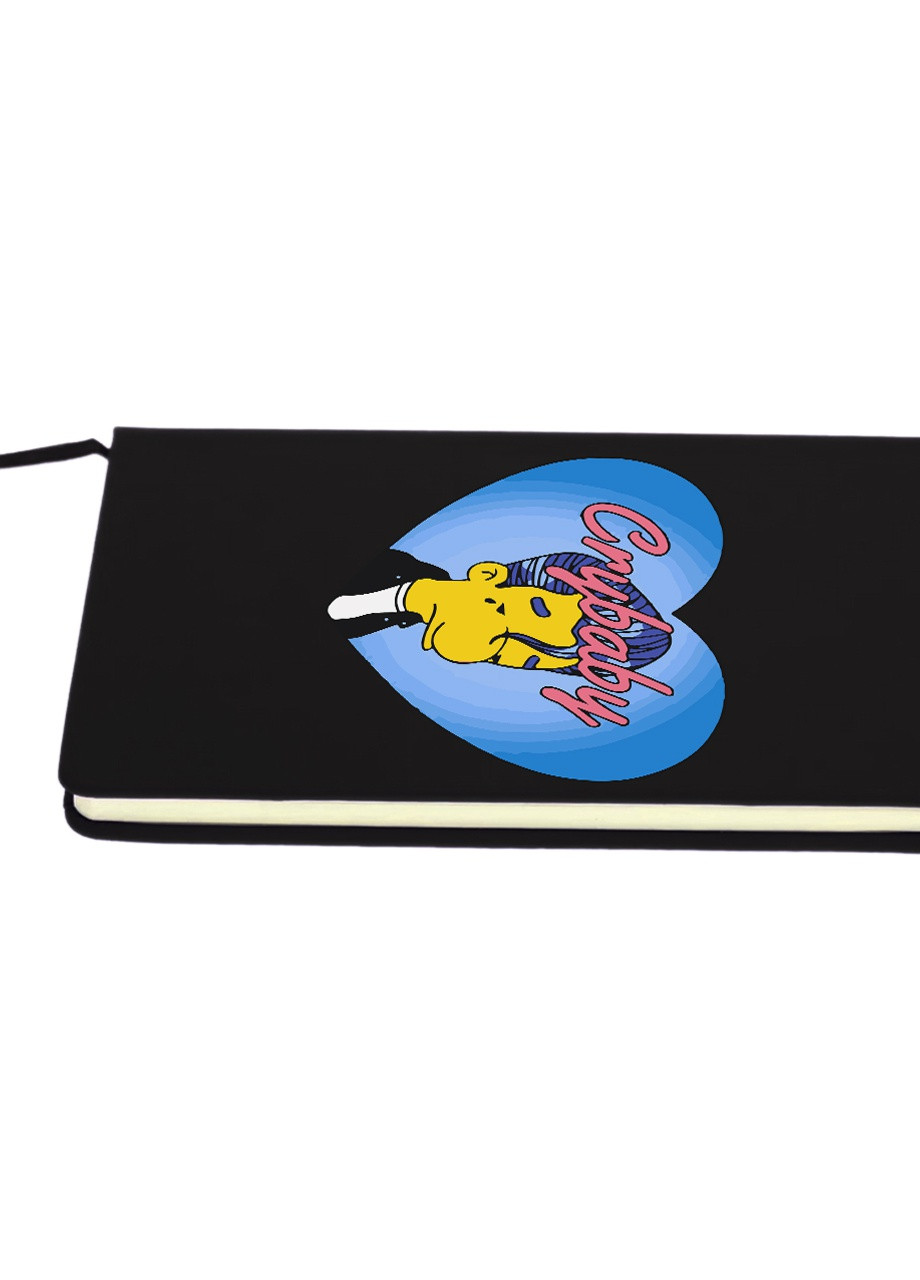 Блокнот А5 Мілхаус Ван Хутен Сімпсони (Crybaby The Simpsons) Чорний (92228-3407-BK) MobiPrint (257327023)