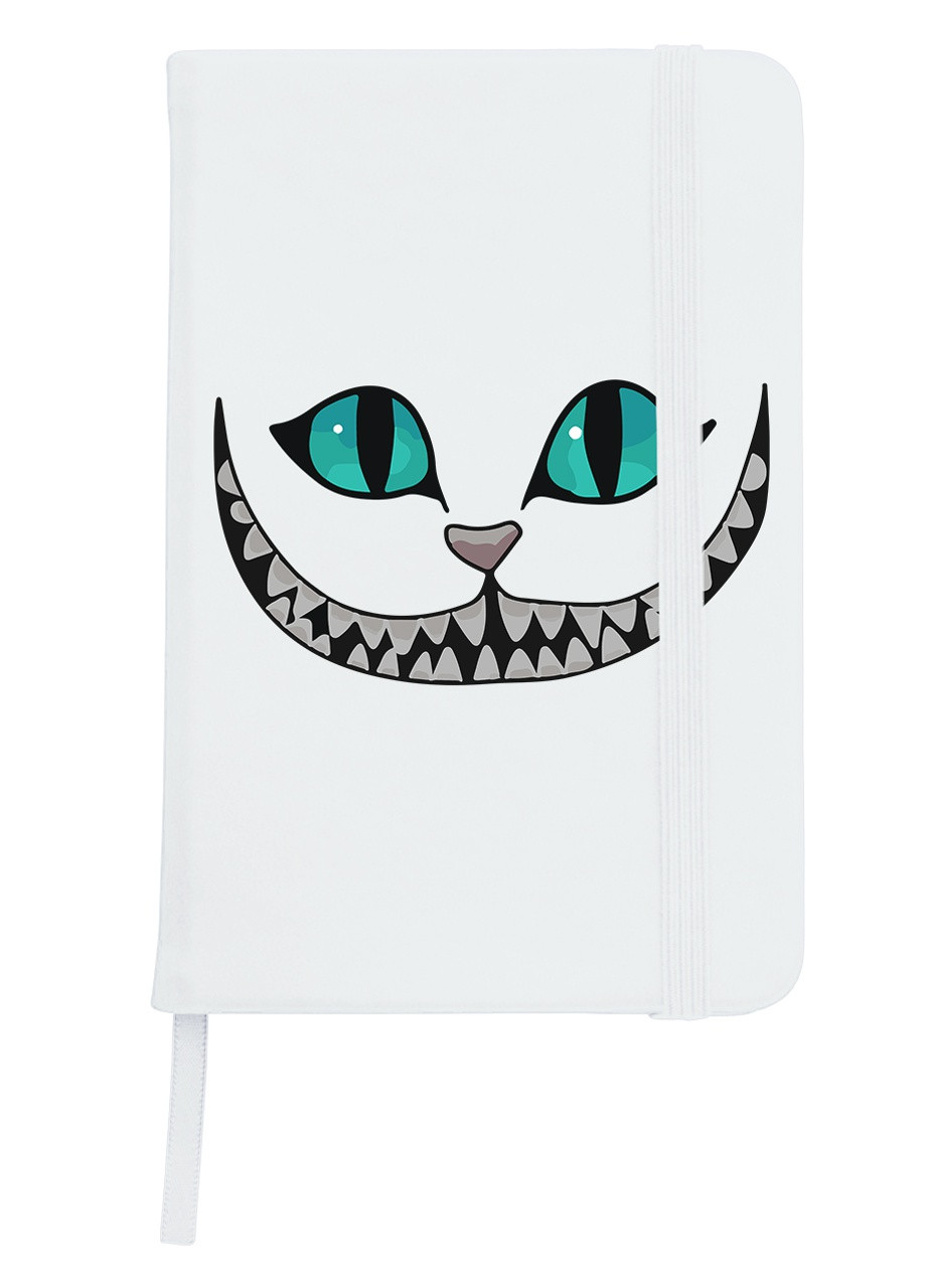 Блокнот А5 Чеширский Кот (Cheshire Cat Disney) Белый (92228-3437-WT) MobiPrint (257327533)