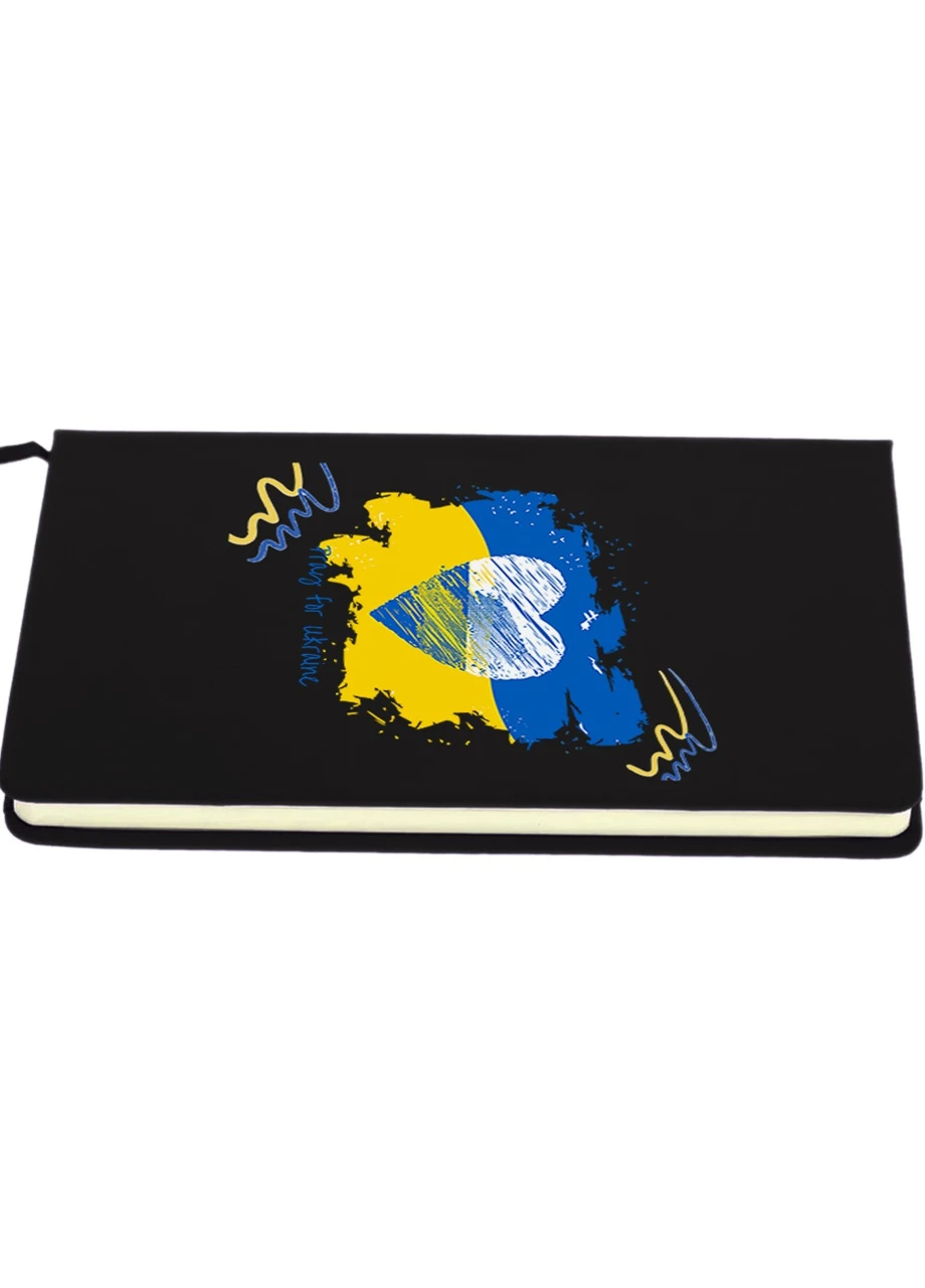 Блокнот А5 Мир для Украины Черный (92228-3698-BK) MobiPrint (257323401)