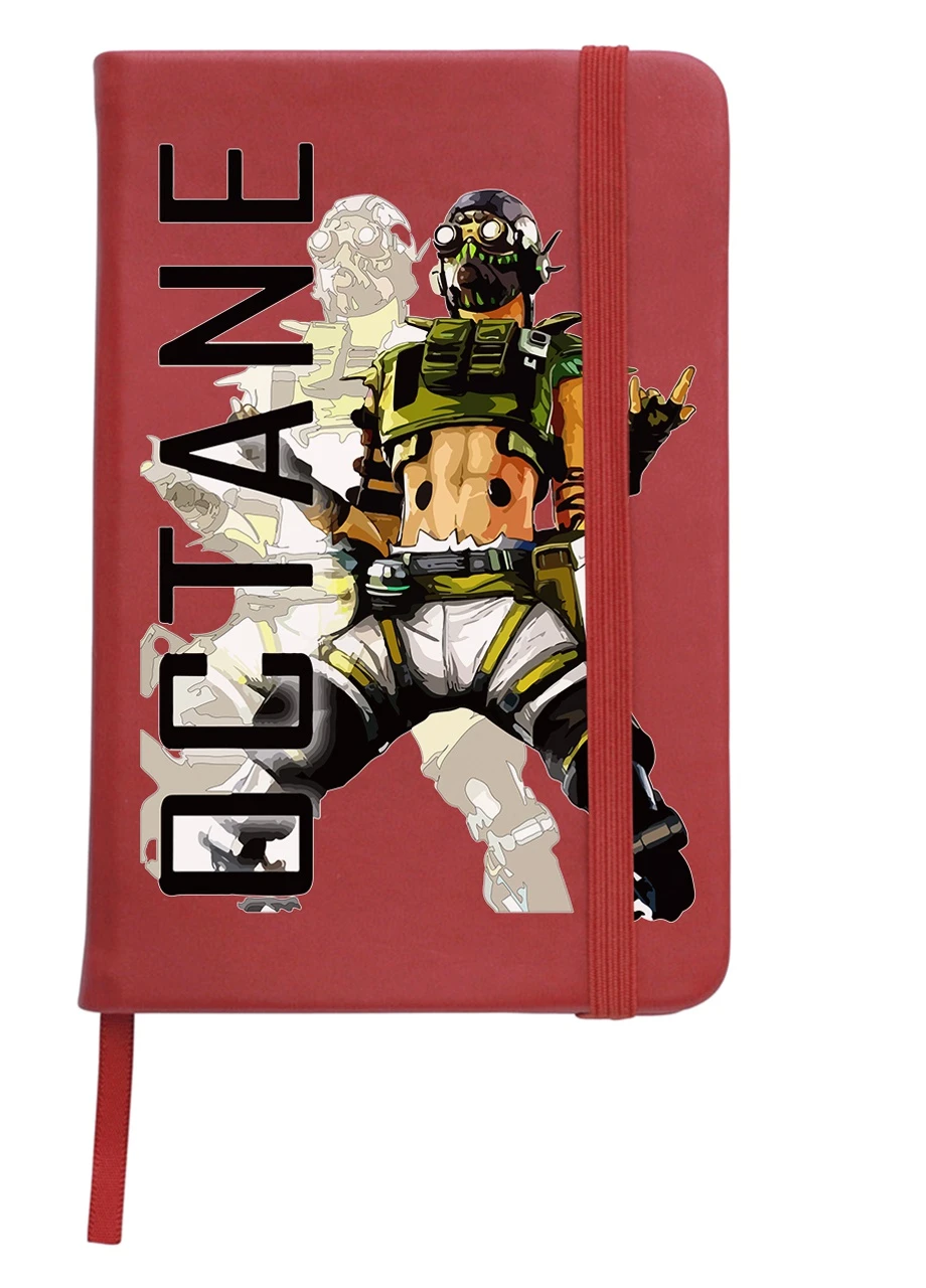 Блокнот А5 Апекс леджендс Октейн з лого(Octane Apex Legends) Червоний (92228-3498-RD) MobiPrint (257323648)