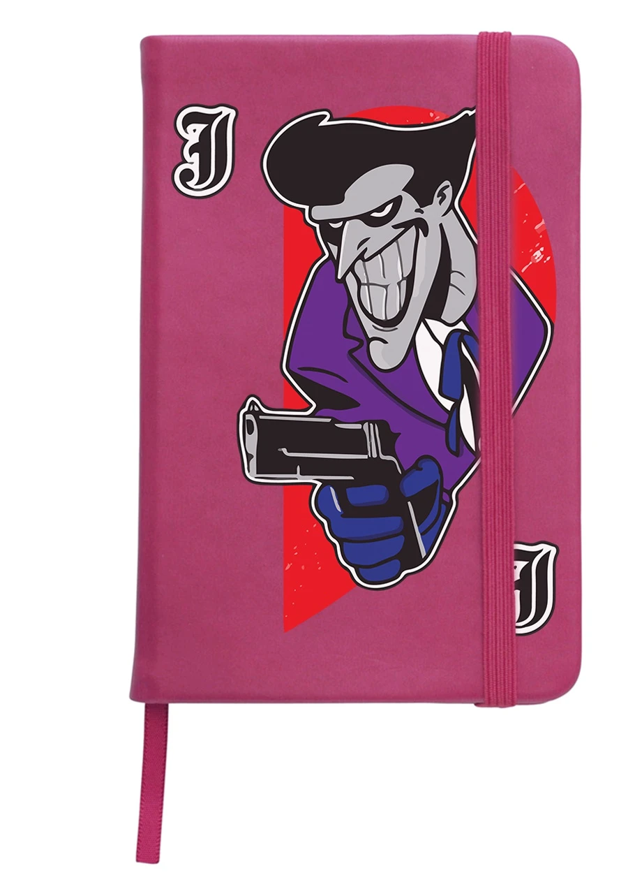 Блокнот А5 Джокер (Joker Jack DC Comics) Малиновий (92228-3461-FU) MobiPrint (257328055)