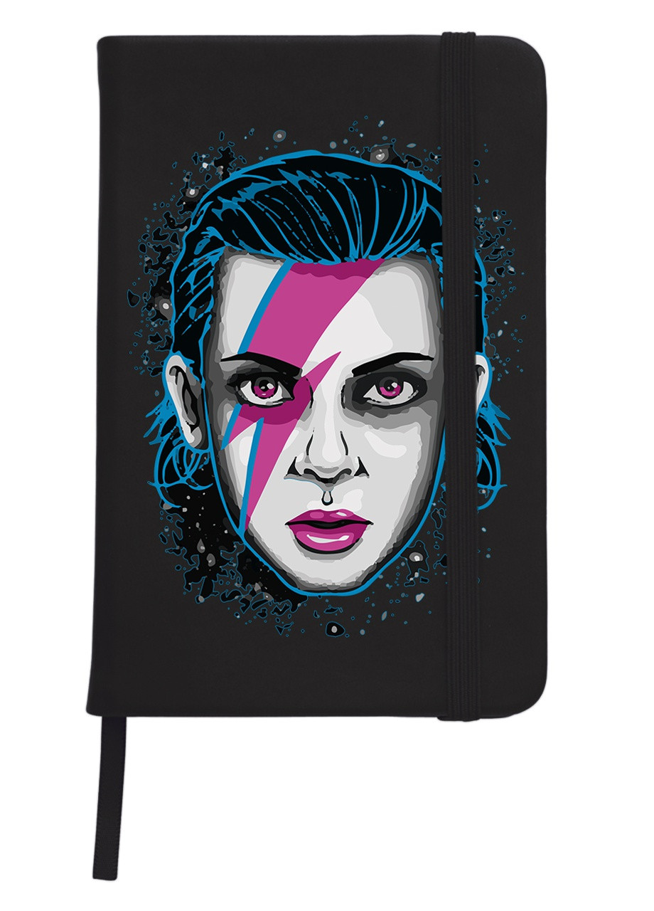 Блокнот А5 Одинадцять Дуже дивні справи (Jane Eleven Hopper Stranger Things) Чорний (92228-3406-BK) MobiPrint (257328909)