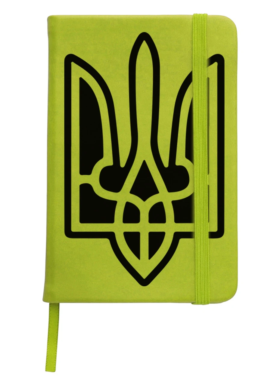 Блокнот А5 Трезубец Салатовый (92228-3735-LM) MobiPrint (257328418)