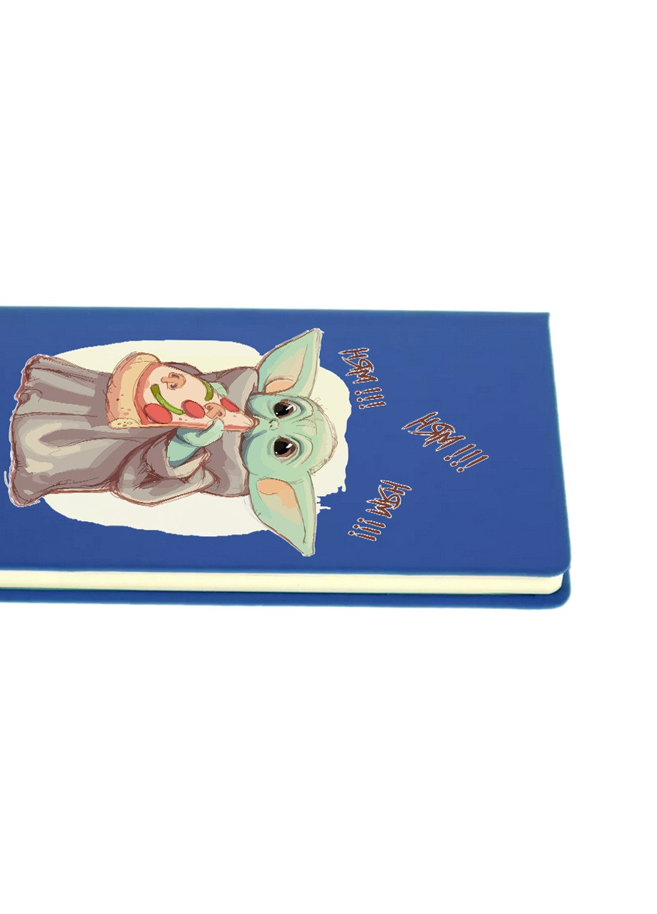Блокнот А5 Грогу піца(Grogu Baby Yoda) Світло-блакитний (92228-3519-SK) MobiPrint (257324224)