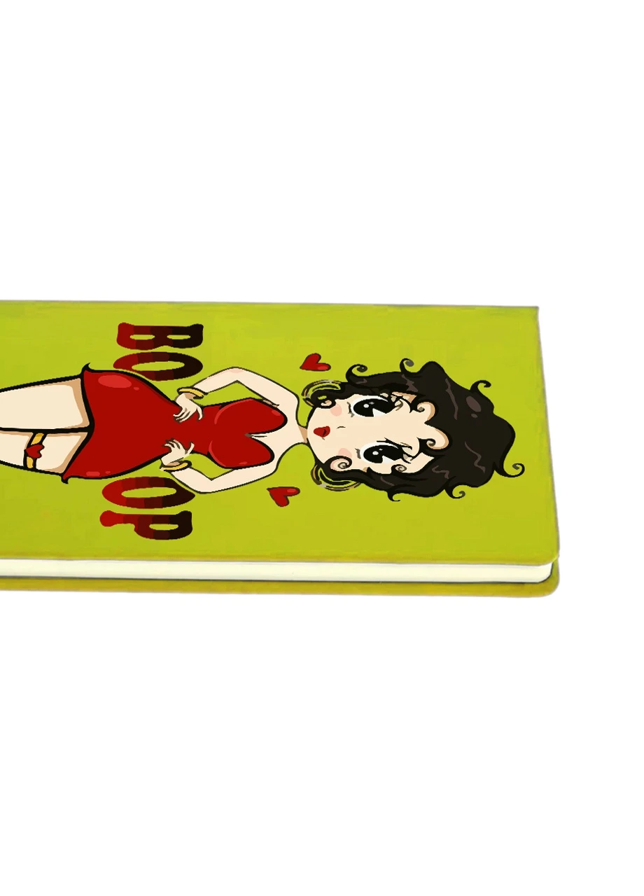 Блокнот А5 Бетти Буп (Betty Boop) Салатовый (92228-3468-LM) MobiPrint (257325547)