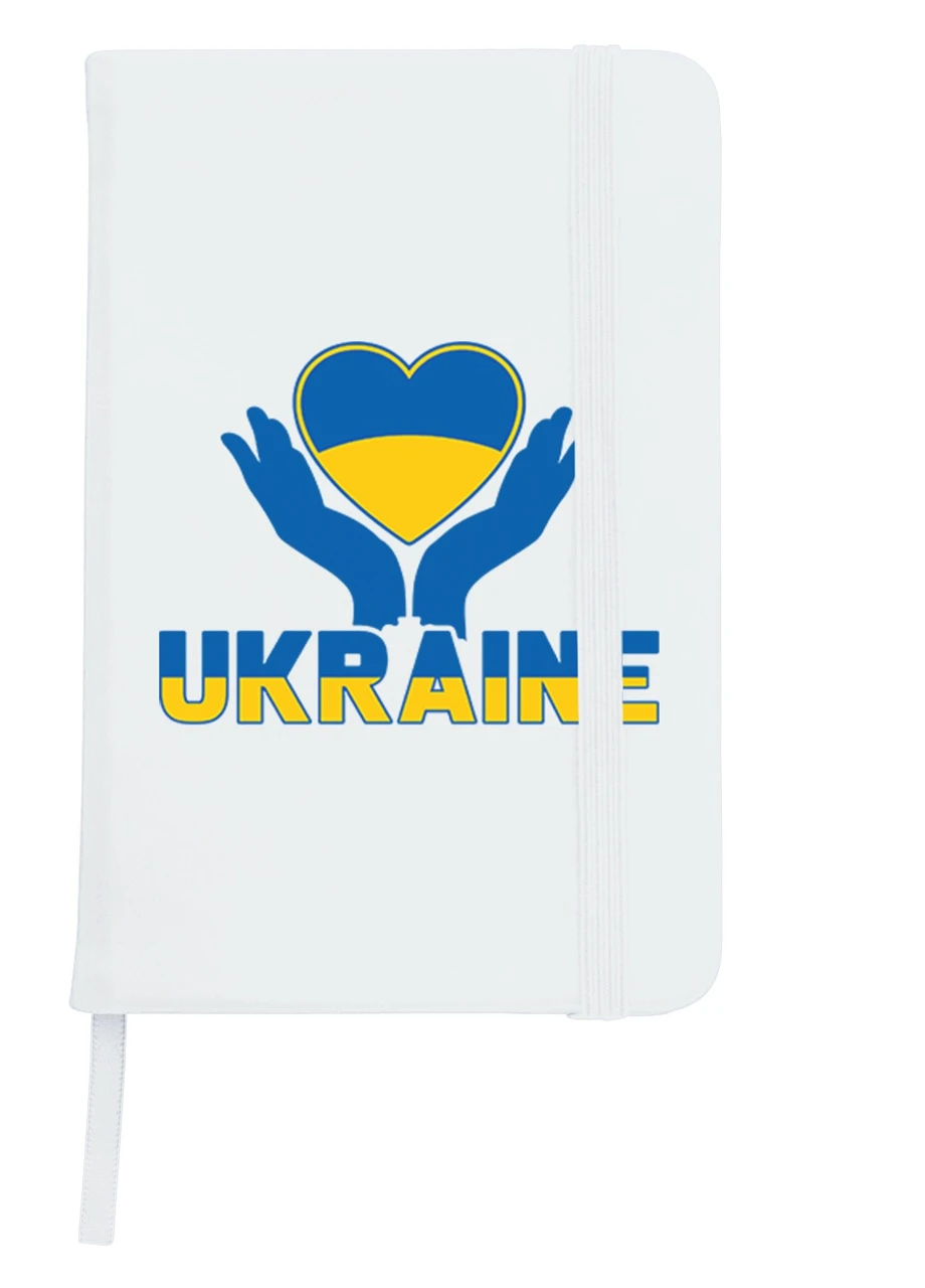 Блокнот А5 Україна Білий (92228-3687-WT) MobiPrint (257328065)