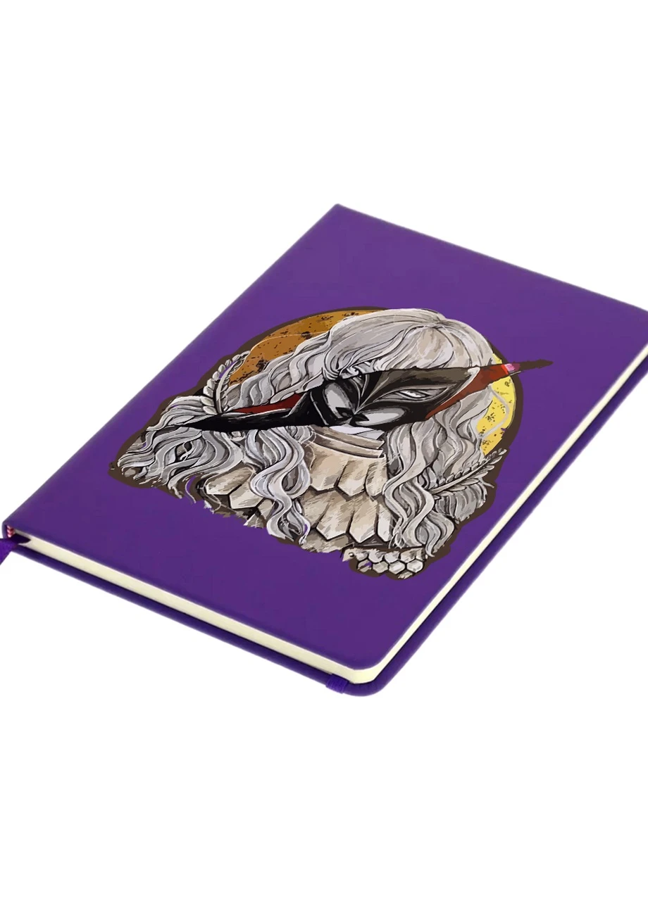 Блокнот А5 Берсерк Гріффіт-Фемто портрет (Berserk Griffith) Фіолетовий (92228-3485-PU) MobiPrint (257326773)