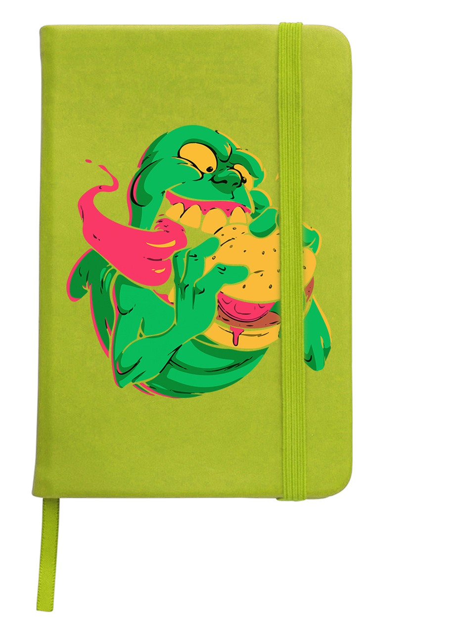 Блокнот А5 Лізун Мисливці за привидами (Slimer Ghostbusters) Салатовий (92228-3466-LM) MobiPrint (257324497)