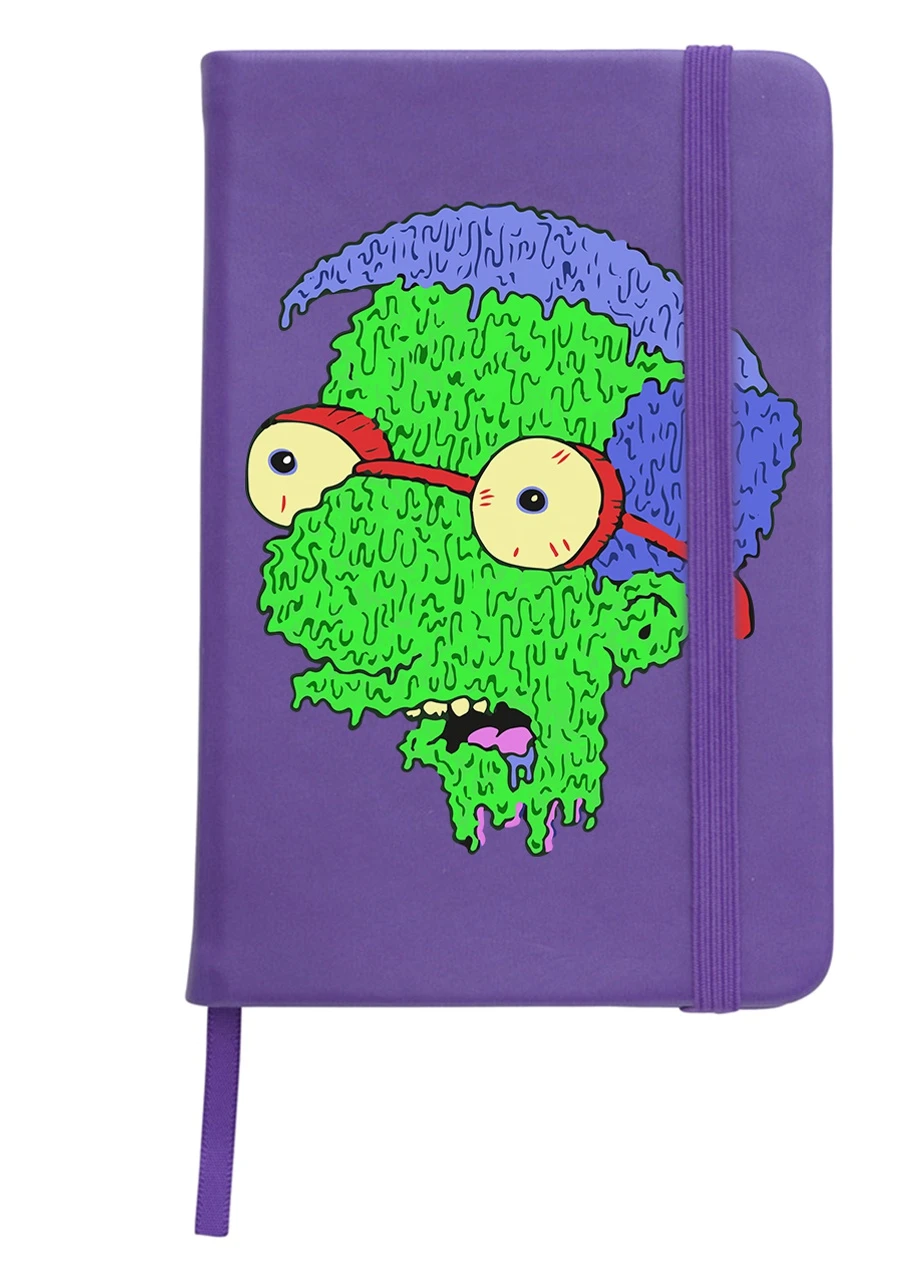 Блокнот А5 Мілхаус Ван Хутен Сімпсони (The Simpsons) Фіолетовий (92228-3408-PU) MobiPrint (257325927)