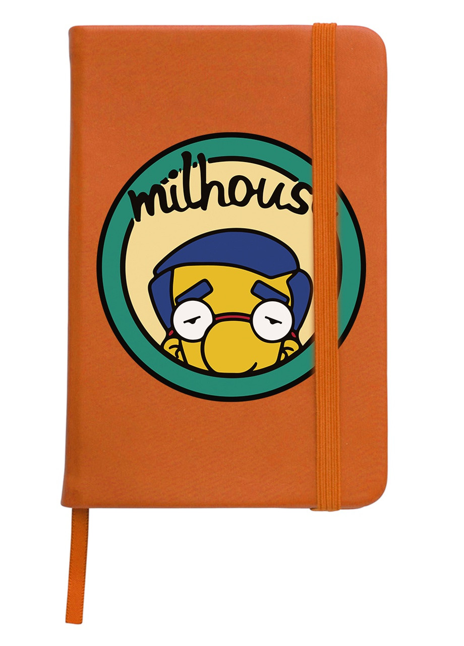 Блокнот А5 Милхаус Ван Хутен Симпсоны (Milhouse The Simpsons) Оранжевый (92228-3464-OG) MobiPrint (257328369)