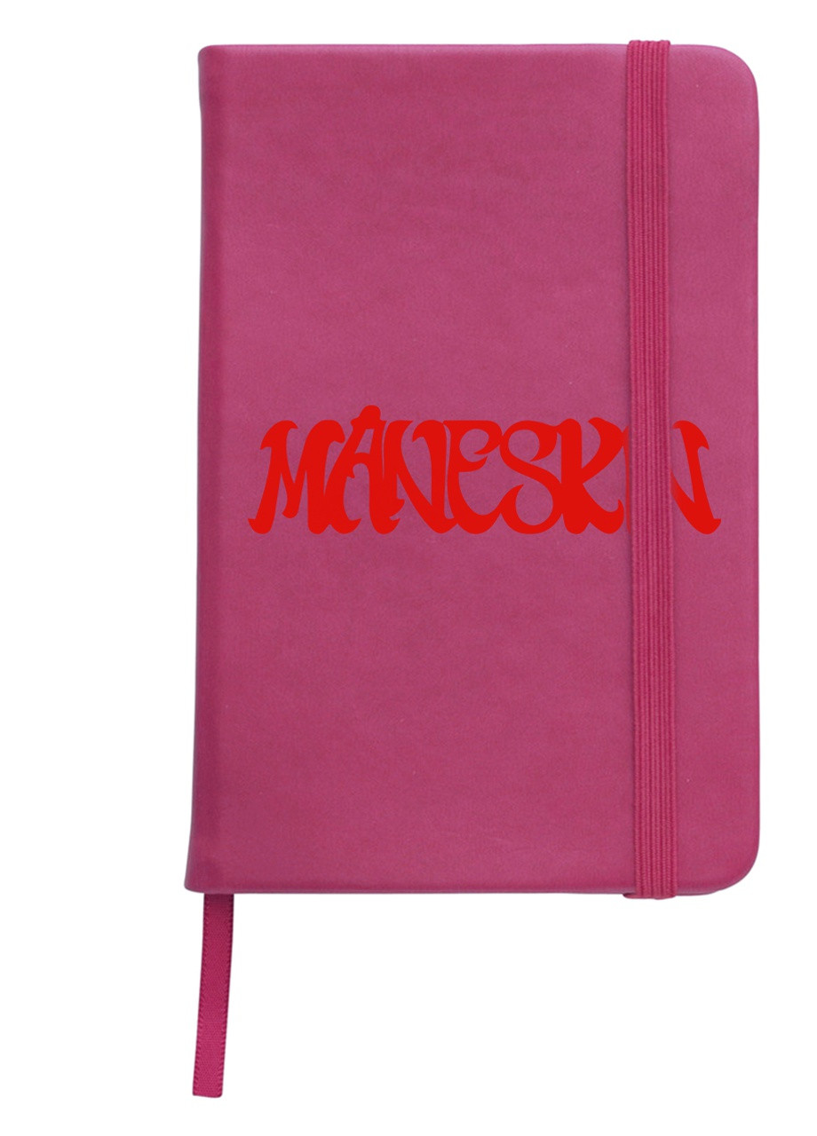Блокнот А5 Манескин лого(Maneskin logo) Малиновый (92228-3513-FU) MobiPrint (257328150)